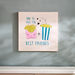 Artistry Fries and Drink Best Friends Canvas with Glitter Detail - 40x40x1.8 cm-Kids Accessories-thumbnailMobile-1