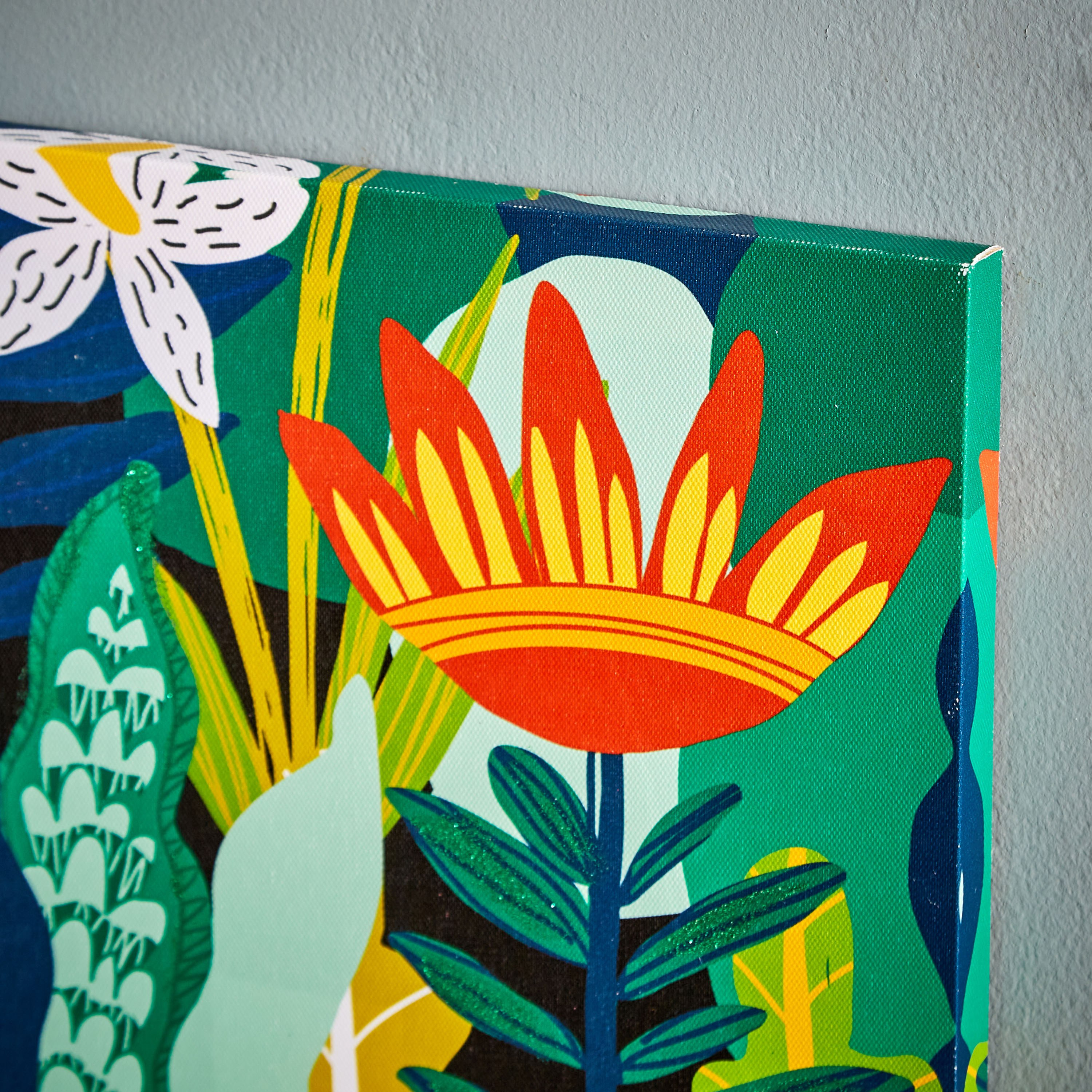 زينة حائط كانفاس بوب فورست بجليتر من آرتيستري - 30x60x1.8 سم-hbxhomeware-hbxkidsandyouth-image-5