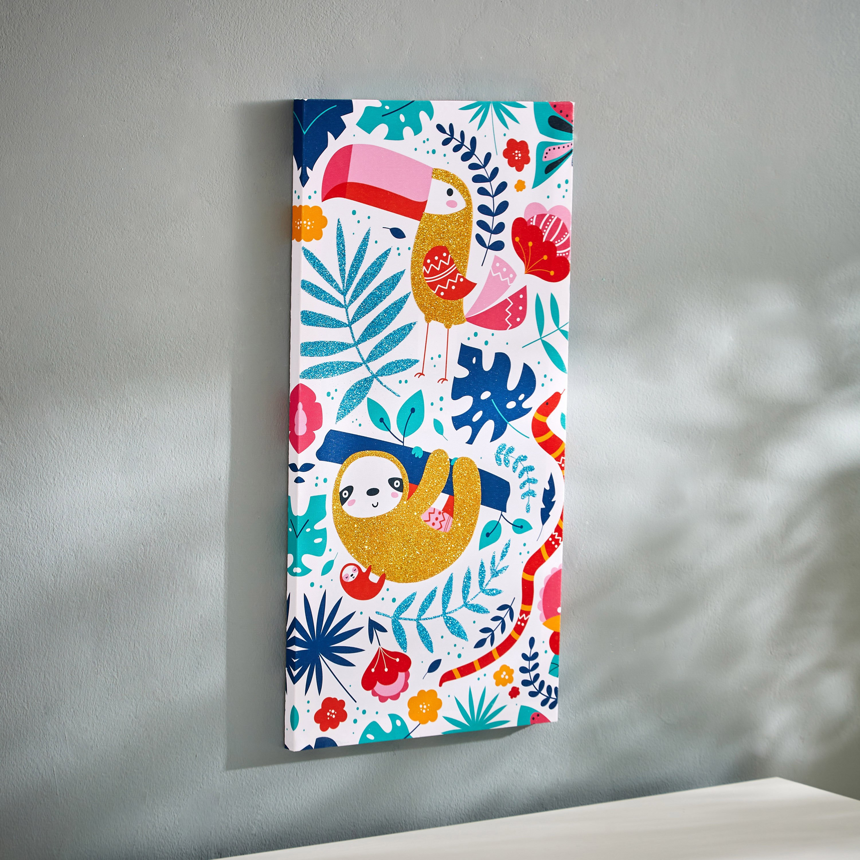 زينة حائط كانفاس بتفاصيل لامعة من آرتستري - 30x60x1.8 سم-hbxhomeware-hbxkidsandyouth-image-3