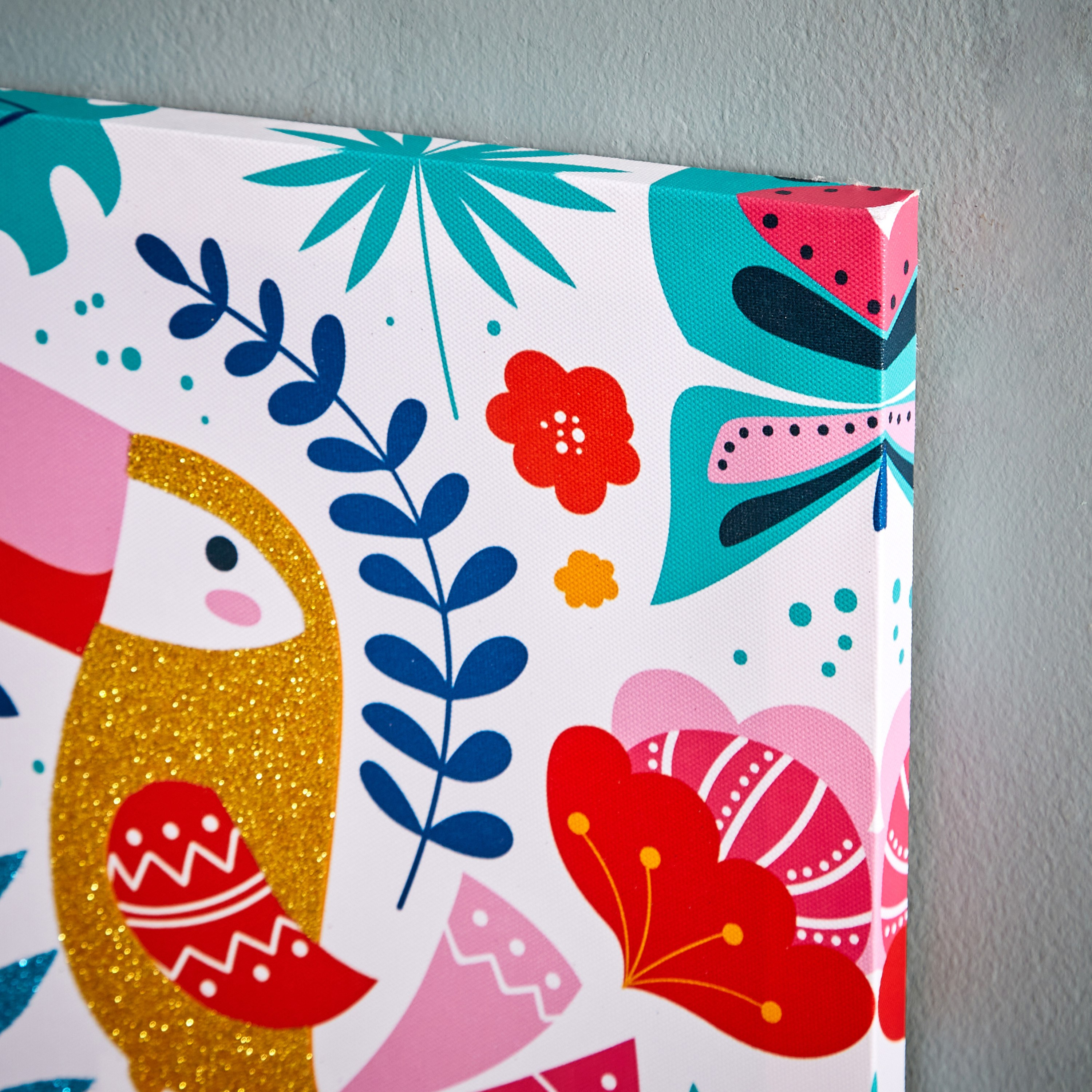 زينة حائط كانفاس بتفاصيل لامعة من آرتستري - 30x60x1.8 سم-hbxhomeware-hbxkidsandyouth-image-5