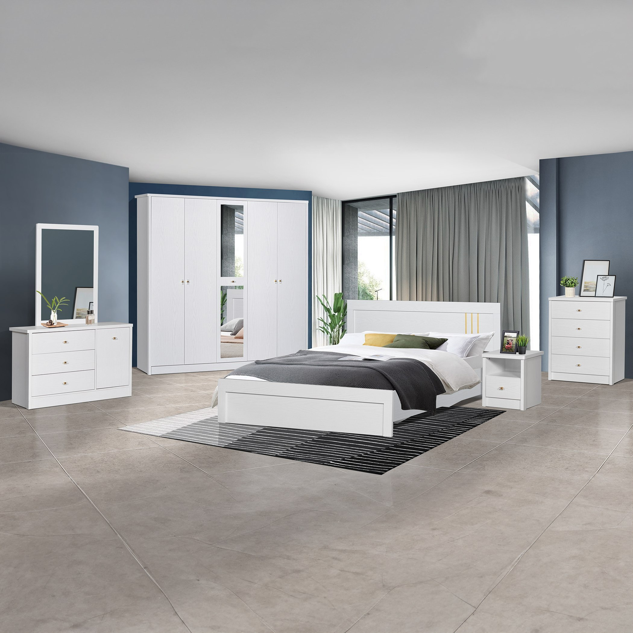 سرير كوين من كورنوال - 150x200 سم-hbxbedroom-bedsandbedsets-beds-queen-image-9