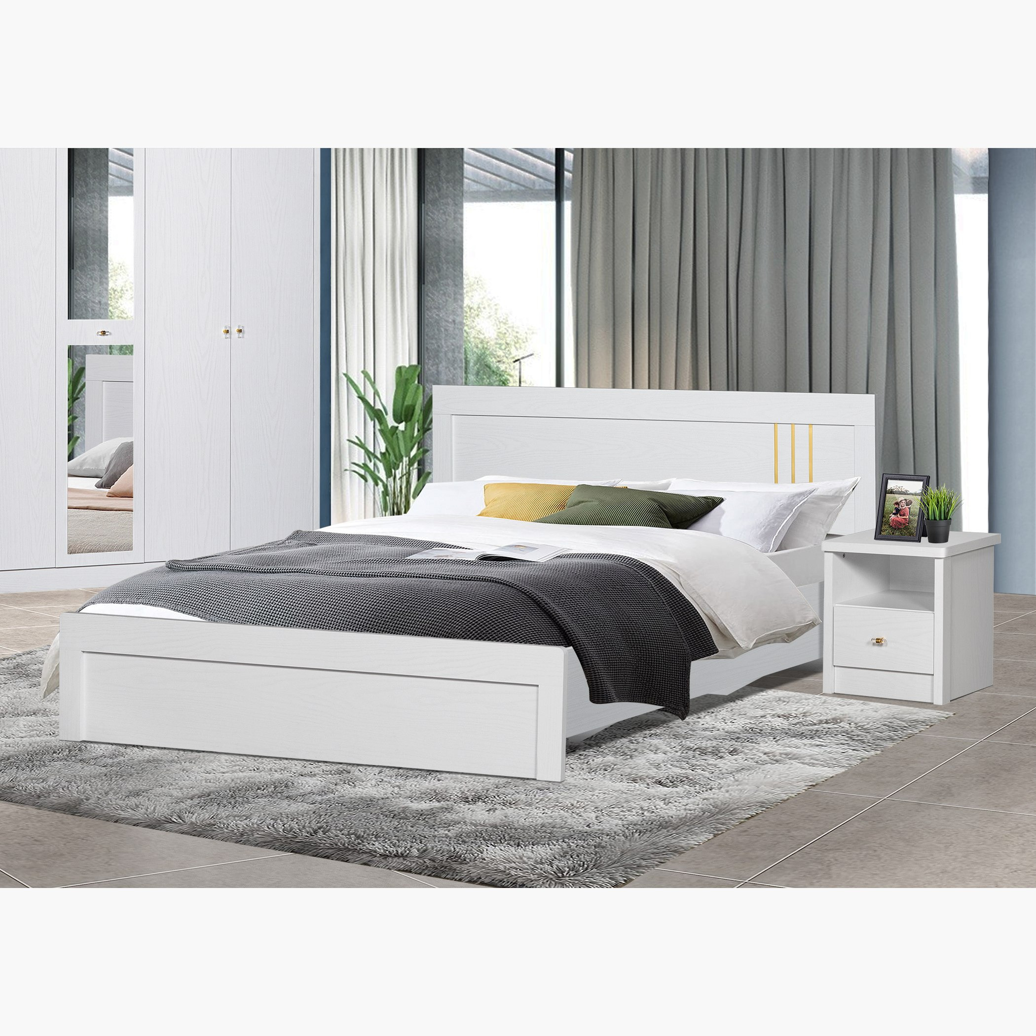 Cornwall King Bed - 180x200 cm-hbxfurniture-bedsandbedsets-beds-king-image-7