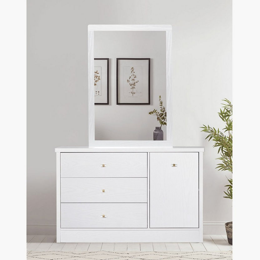 Cornwall 3-Drawer 1-Door Dresser without Mirror-Dressers and Mirrors-image-0