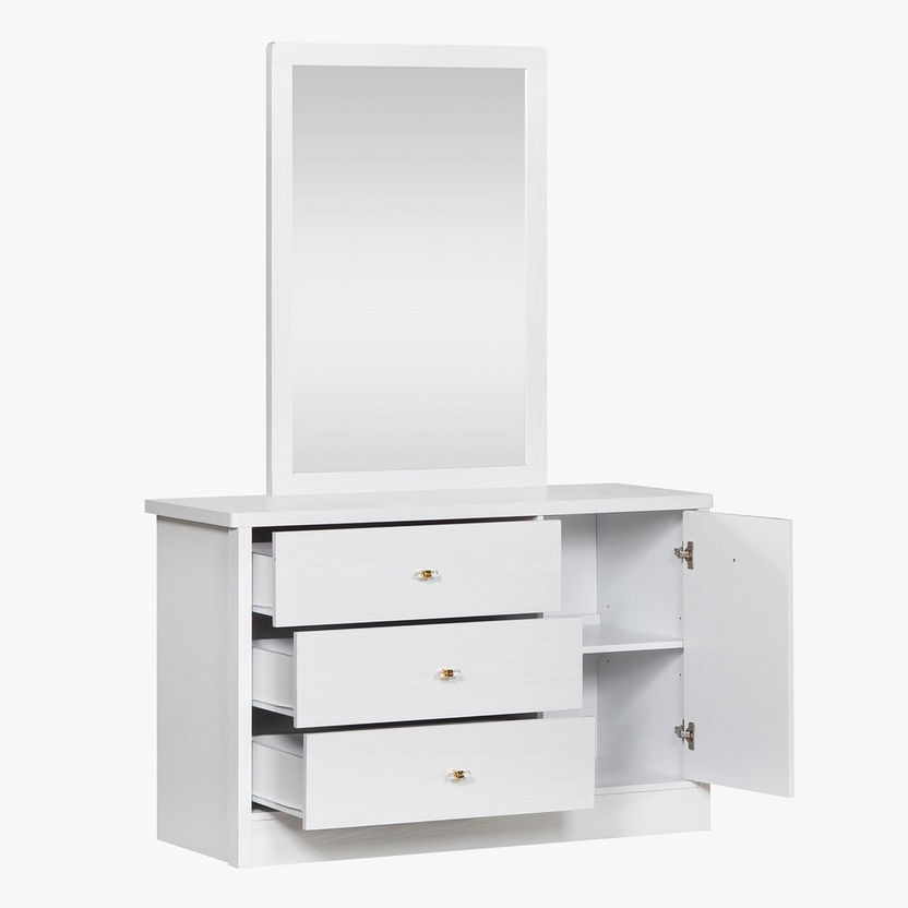Cornwall 3-Drawer 1-Door Dresser without Mirror-Dressers and Mirrors-image-4