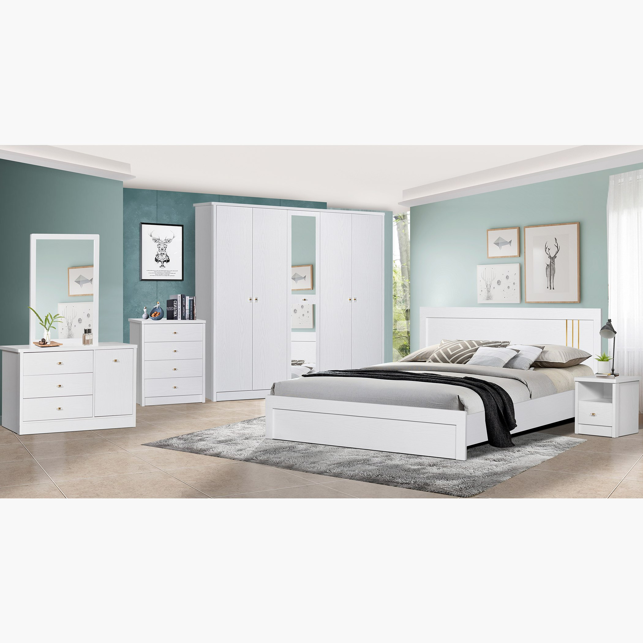 طاولة تزيين 3 أدراج وباب واحد دون مرآة من كورنوال-hbxfurniture-bedroom-dressersandmirrors-image-7