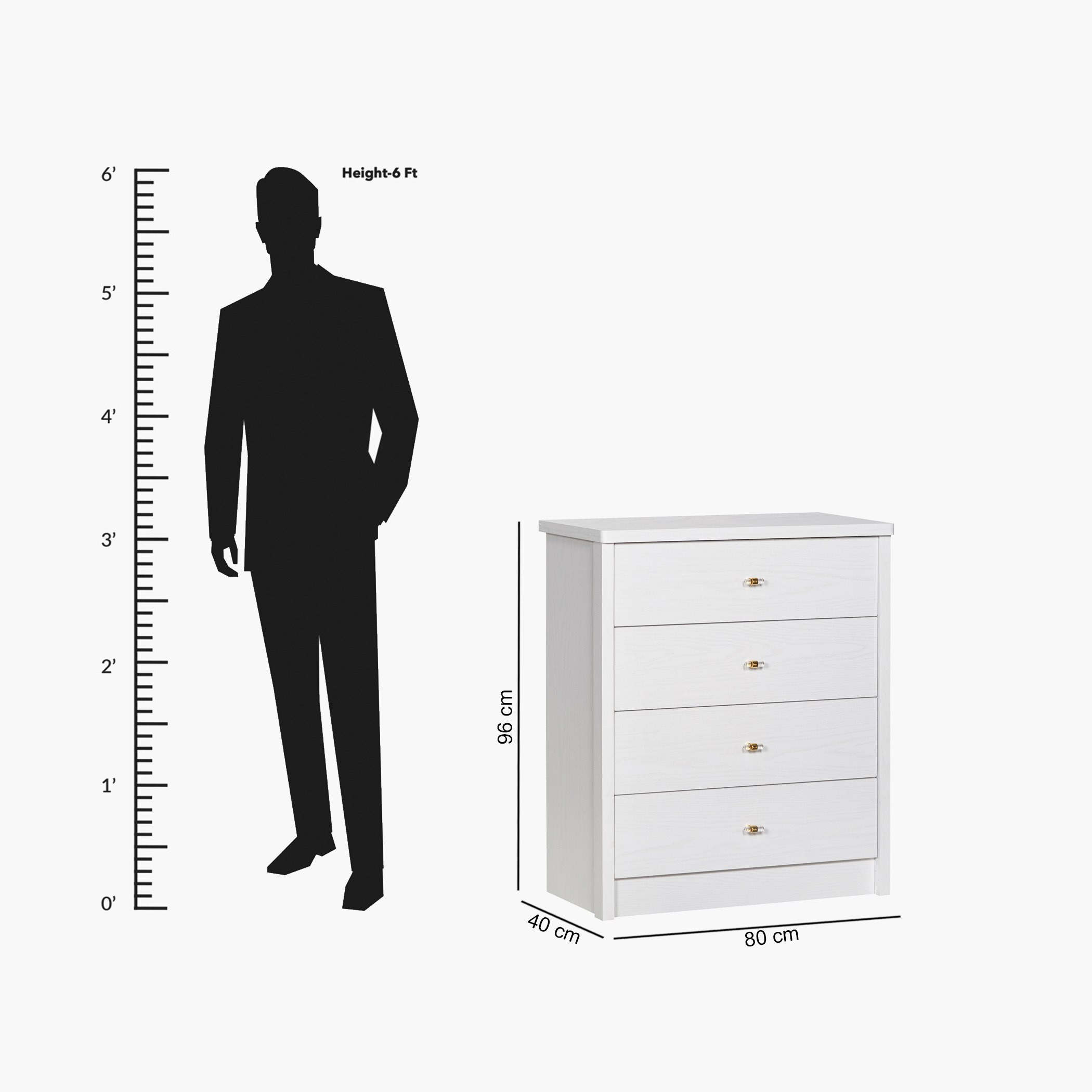 وحدة 4 أدراج من كورنوال-hbxfurniture-dressersandchests-chestofdrawers-image-7
