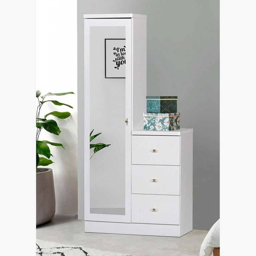 Cornwall 3-Drawer Tall Dresser with Mirror-Dressers and Mirrors-image-0