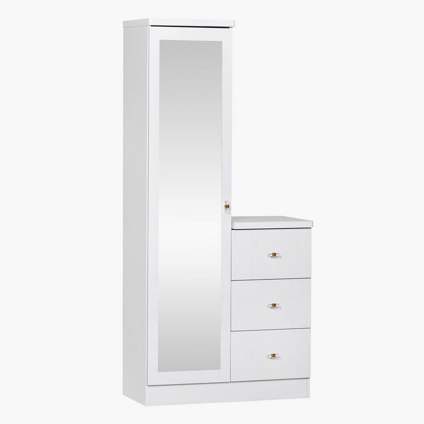 Cornwall 3-Drawer Tall Dresser with Mirror-Dressers and Mirrors-image-2