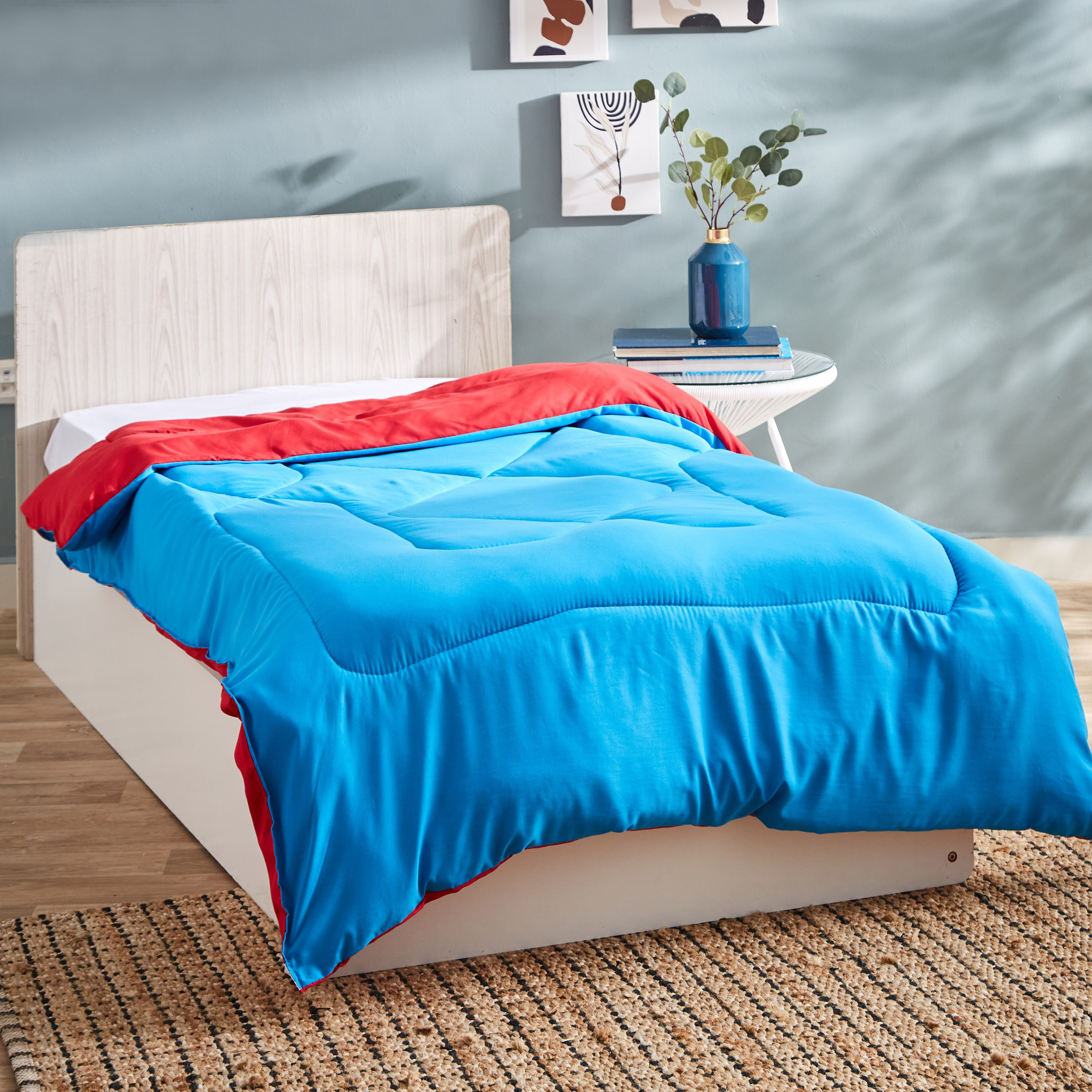 لحاف فردي ألياف دقيقة قابل للاستخدام على الوجهين من فيرا - 220x135 سم-hbxhomeware-hbxkidsandyouth-image-1