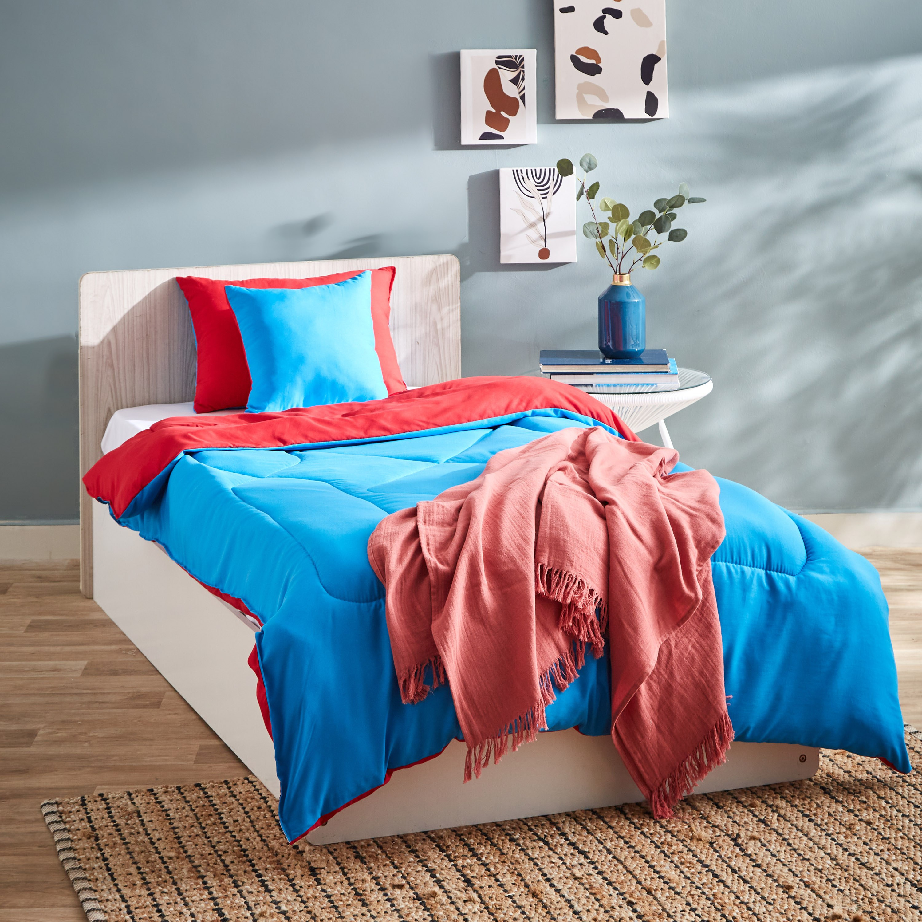 لحاف فردي ألياف دقيقة قابل للاستخدام على الوجهين من فيرا - 220x135 سم-hbxhomeware-hbxkidsandyouth-image-5