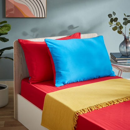 Vera Reversible Microfibre Pillow Cover - 50x75 cm-Pillows and Pillow Cases-image-3
