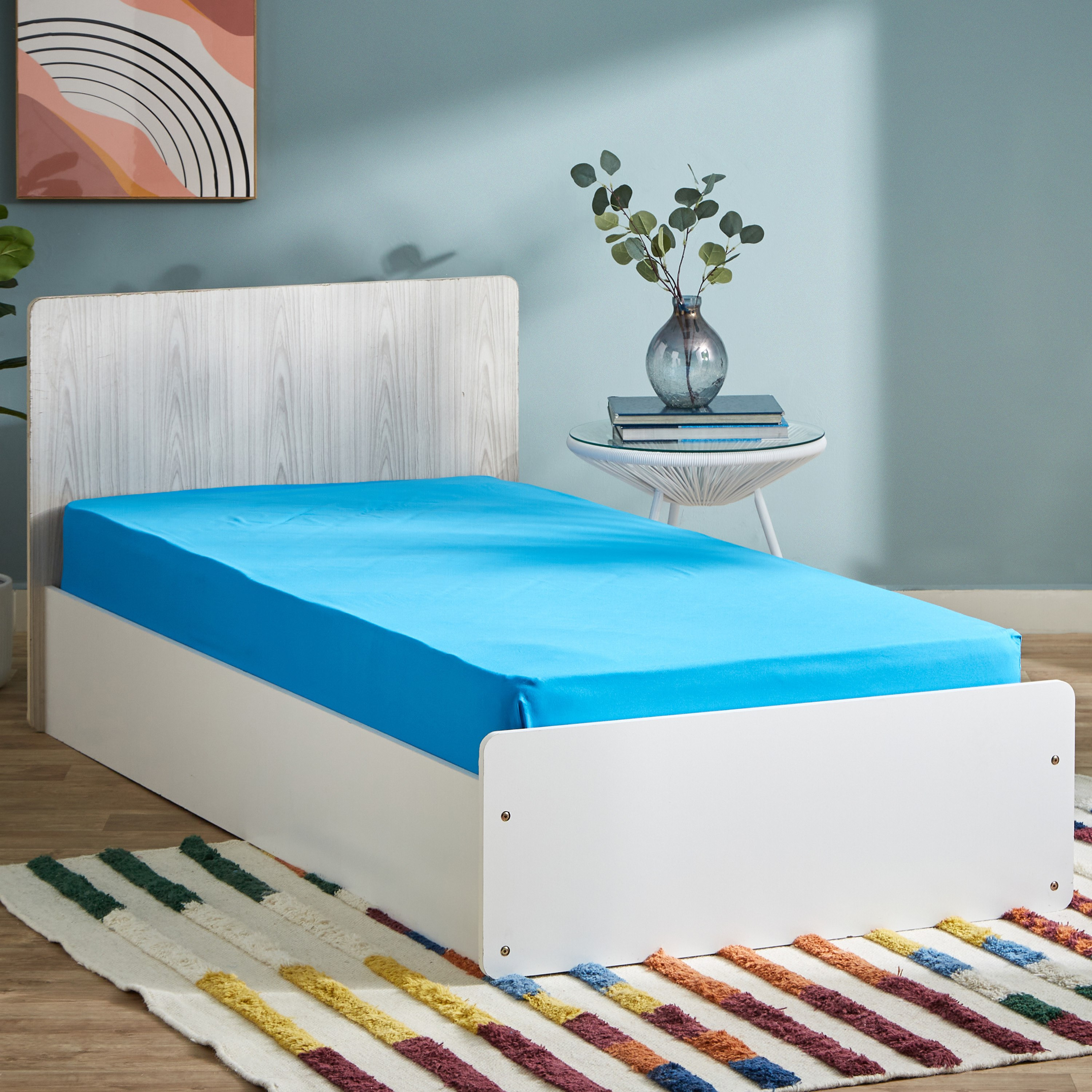 شرشف مطاطي فردي من الألياف الدقيقة من فيرا - 90x190+20 سم-hbxhomeware-hbxkidsandyouth-image-1