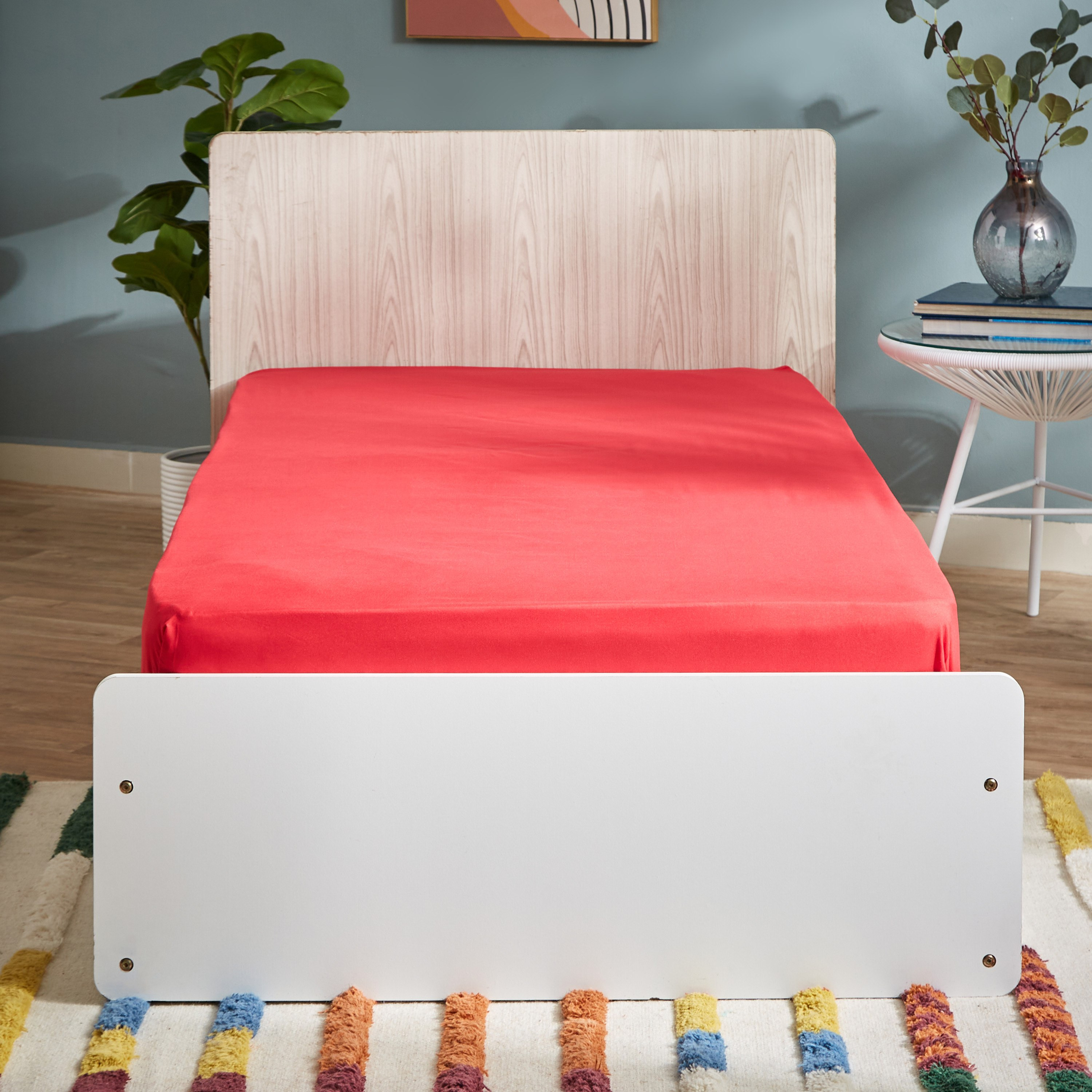 شرشف مطاطي فردي من الألياف الدقيقة من فليبزي - 90x190+20 سم-hbxhomeware-hbxkidsandyouth-image-2
