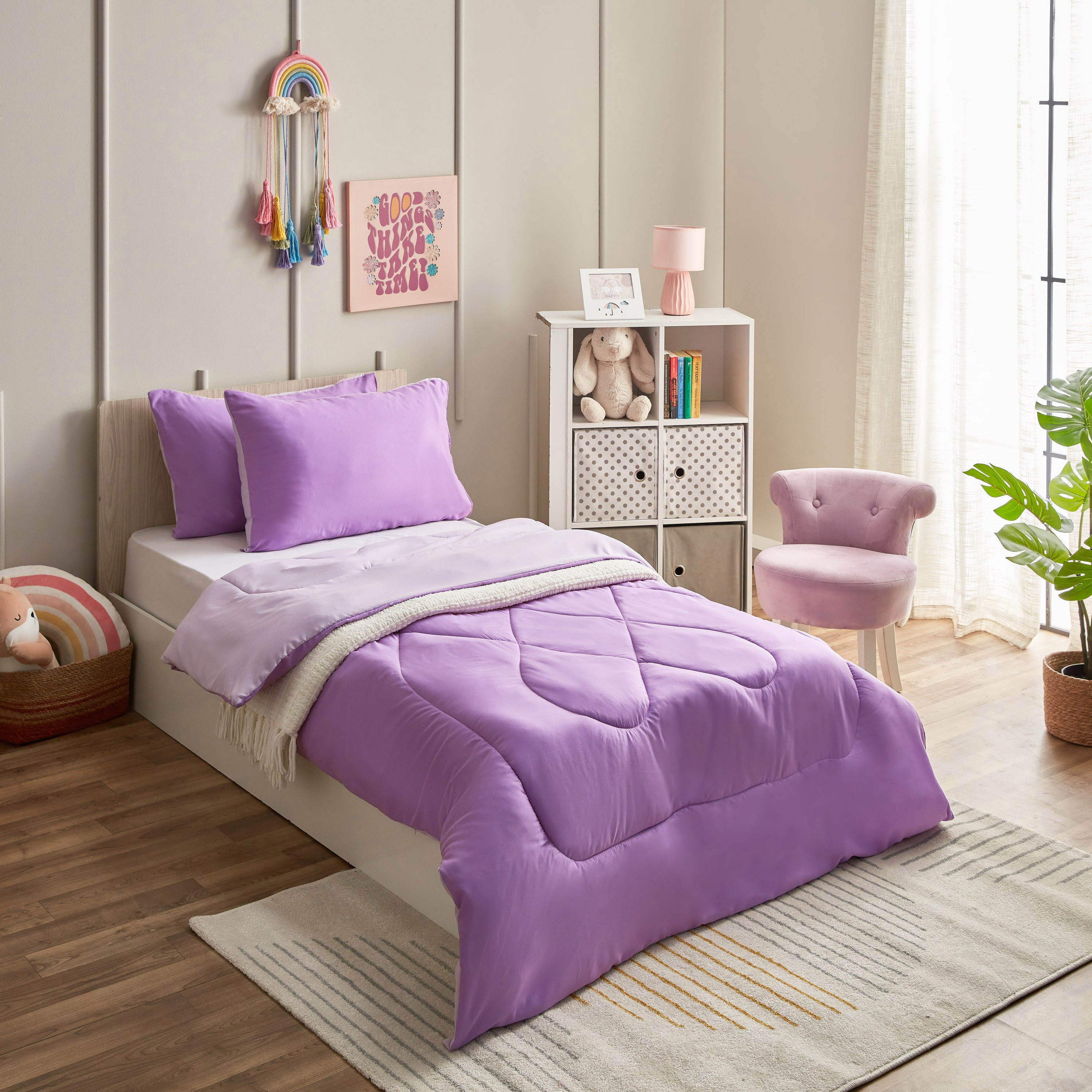 لحاف فردي ألياف دقيقة قابل للاستخدام على الوجهين من فيرا - 220x135 سم-hbxhomeware-hbxkidsandyouth-image-7