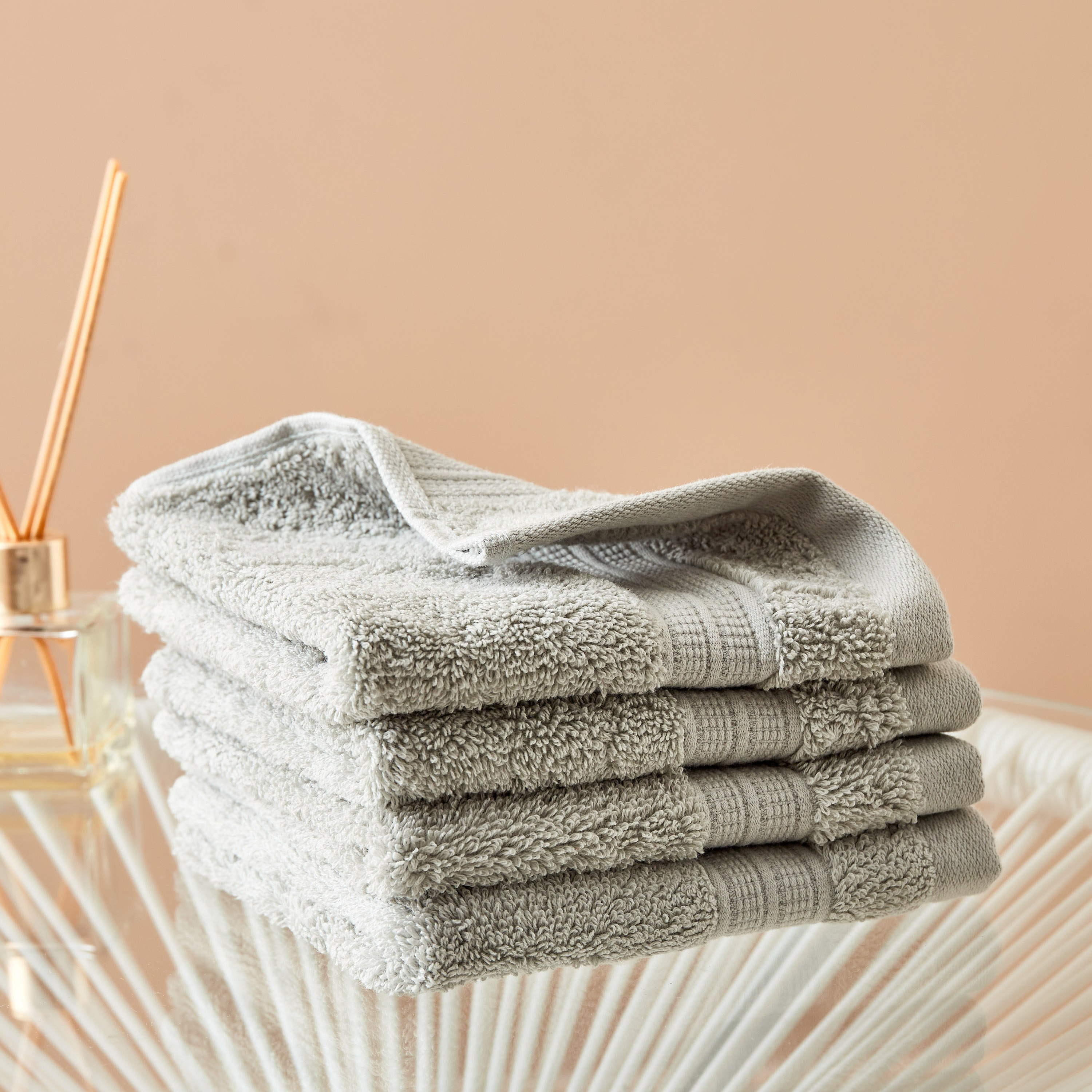 Air Rich 4-Piece Face Towel Set - 30x30 cm-hbxbathroom-bathroomtextiles-image-1