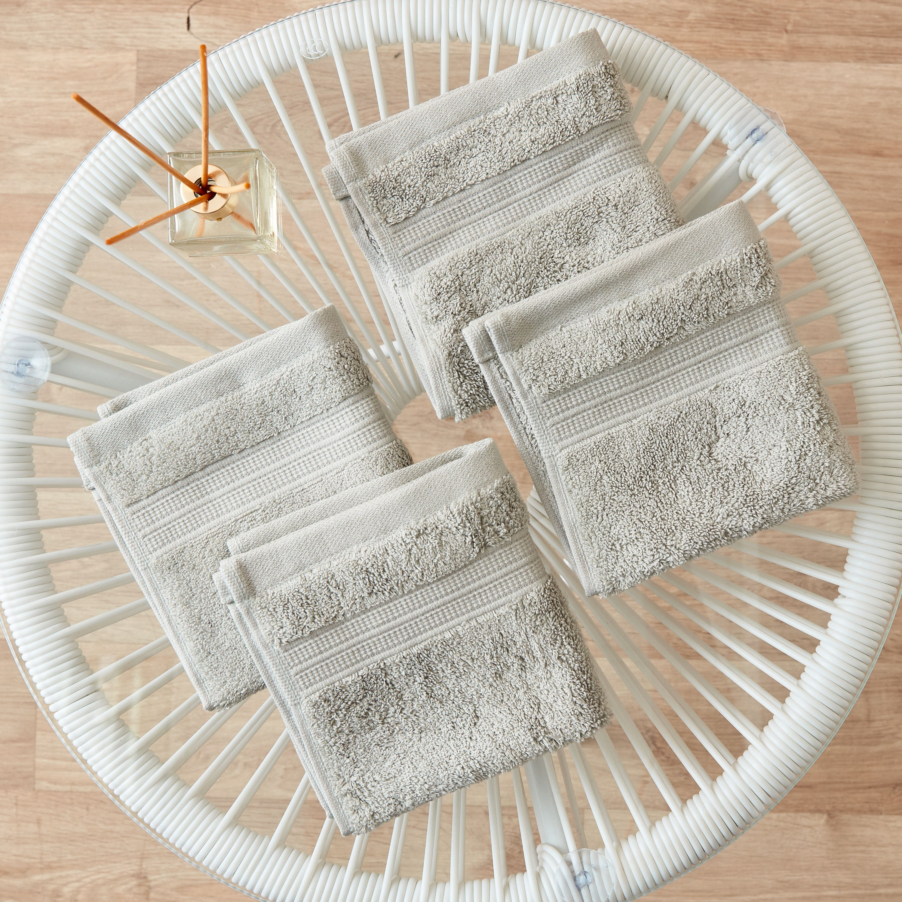Air Rich 4-Piece Face Towel Set - 30x30 cm-hbxbathroom-bathroomtextiles-image-2