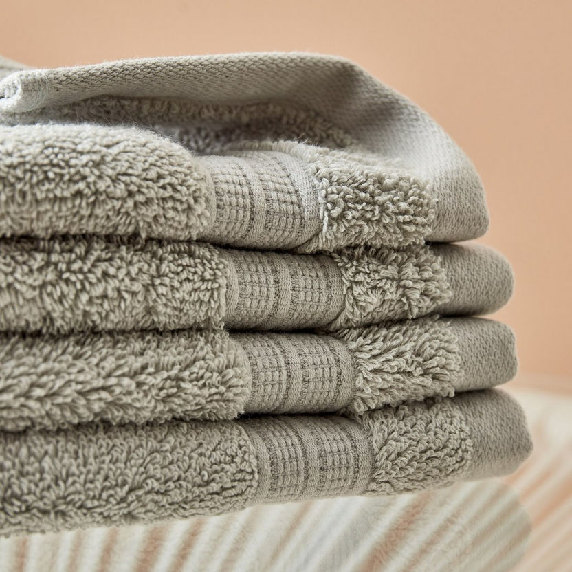 Air Rich 4-Piece Face Towel Set - 30x30 cm-Bathroom Textiles-image-2