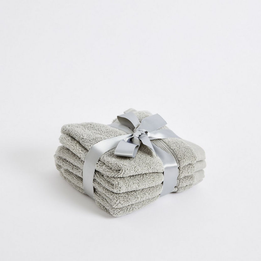 Air Rich 4-Piece Face Towel Set - 30x30 cm-Bathroom Textiles-image-4