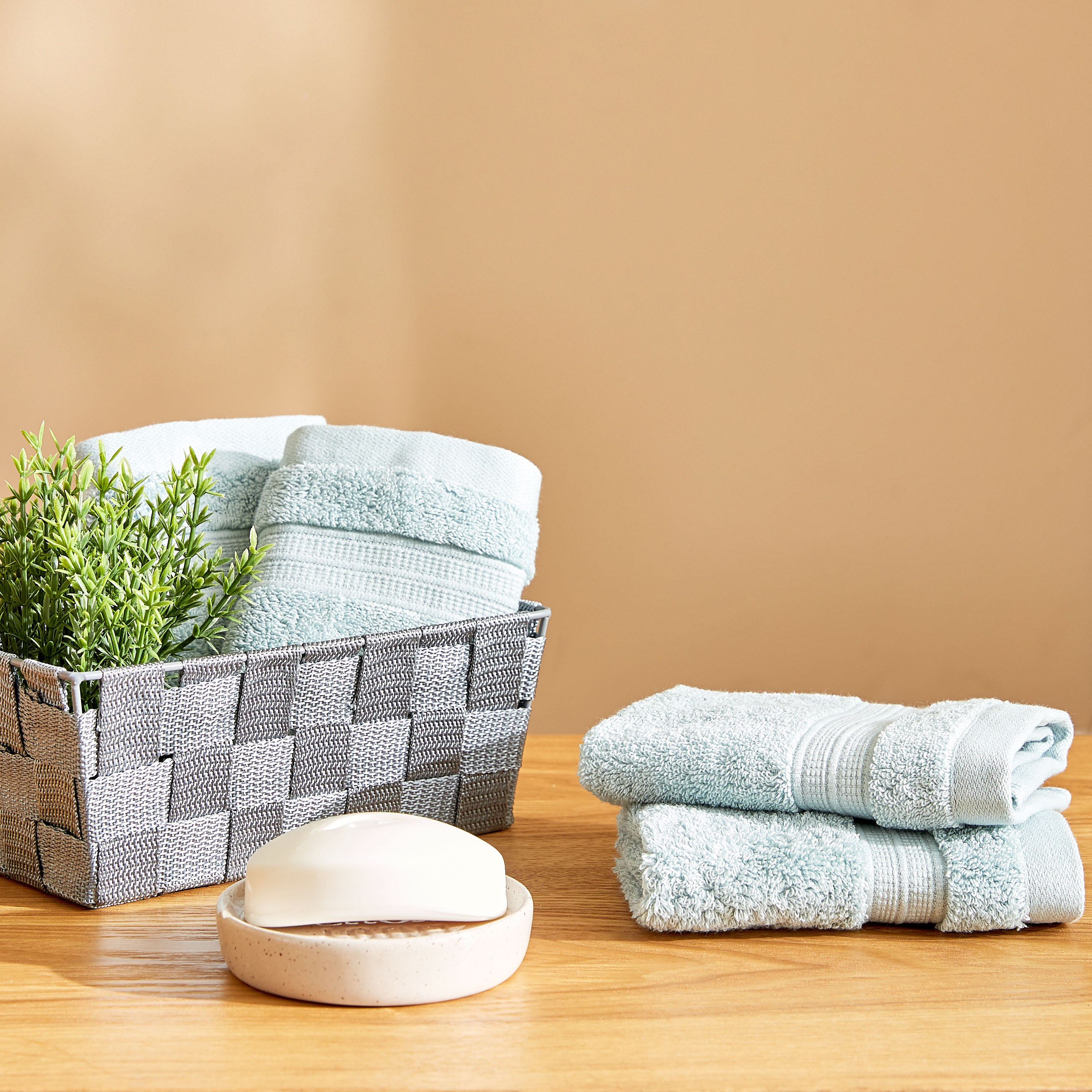 طقم مناشف وجه 4 قطع من إير ريتش - 30x30 سم-hbxbathroom-bathroomtextiles-image-4