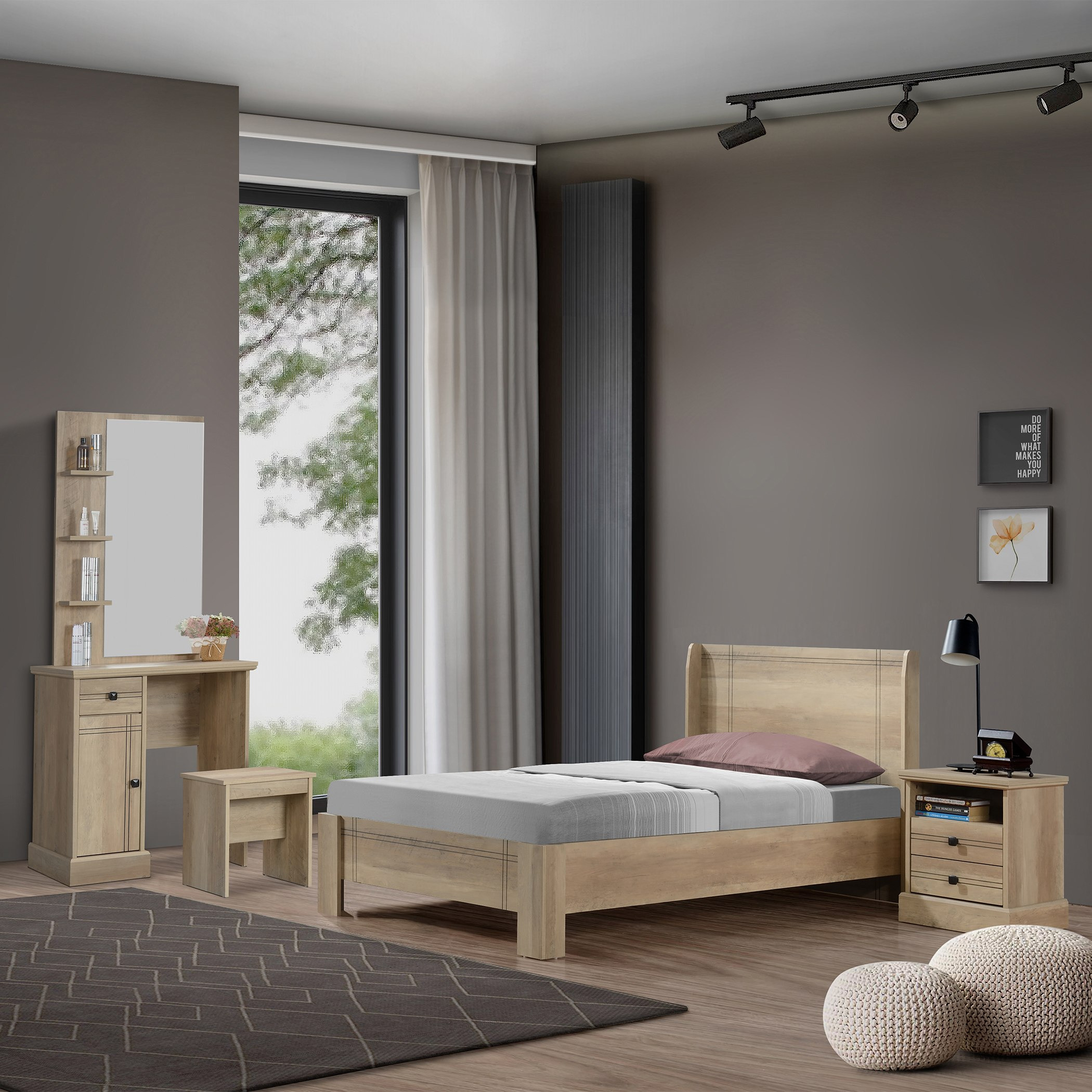 طاولة تزيين بدرج وباب مع مرآة ومقعد من بلير-hbxfurniture-kidsroom-kidsdressersandmirrors-image-7