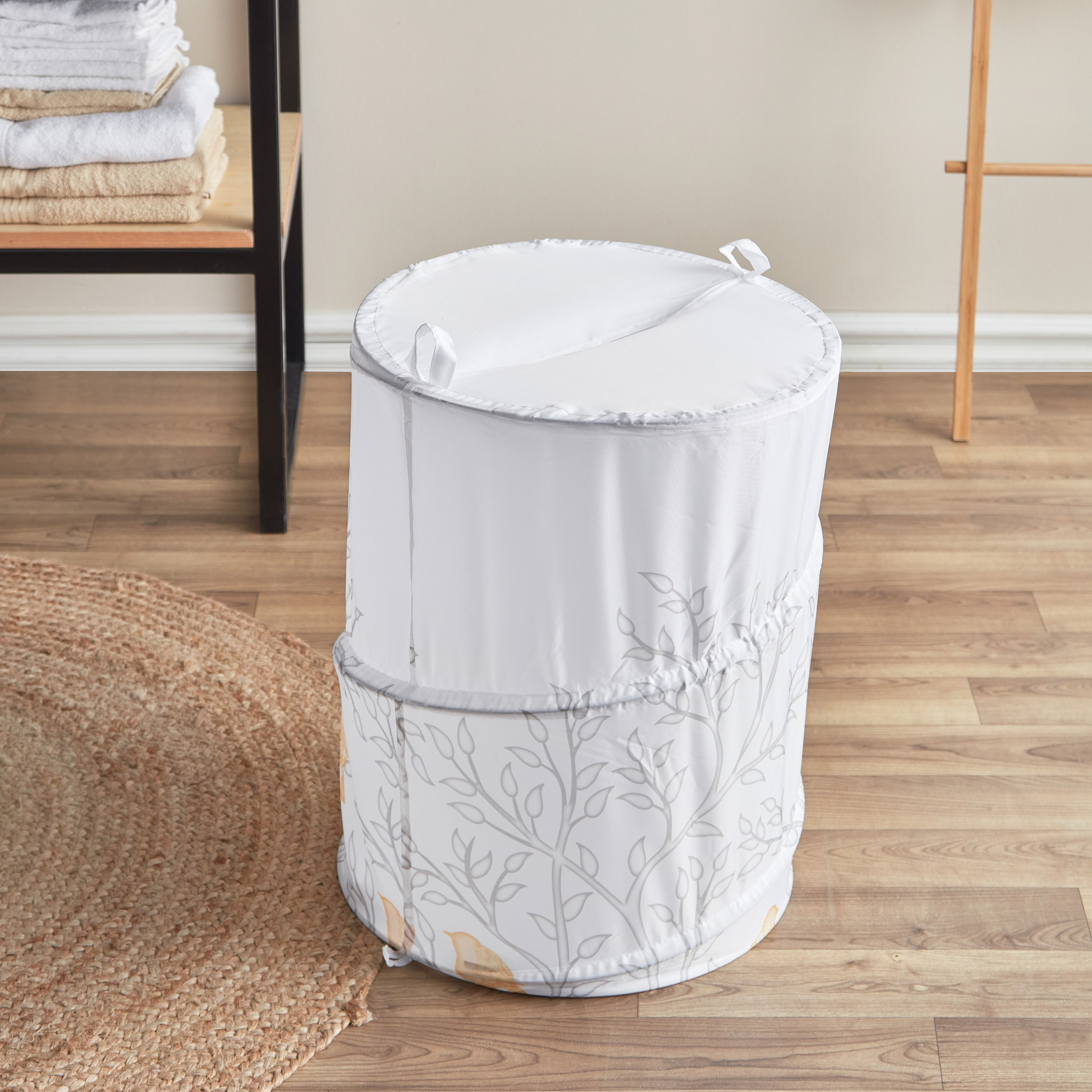 سلة غسيل بطبعات من لينوكس - 42x55 سم-hbxbathroom-bathroomstorage-laundryhampers-image-2