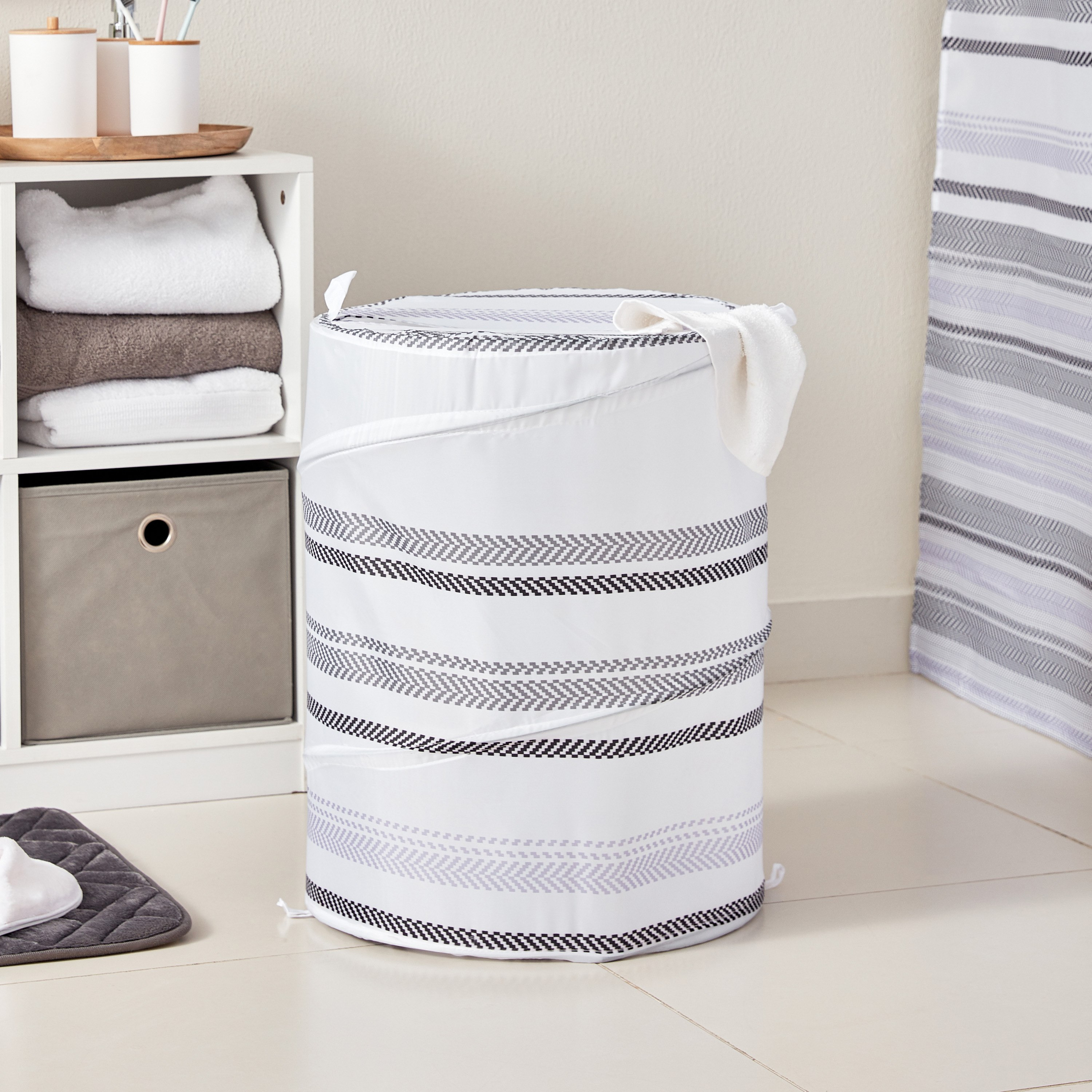 سلة غسيل بطبعات من نيكسوس - 42x55 سم-hbxbathroom-bathroomstorage-laundryhampers-image-1