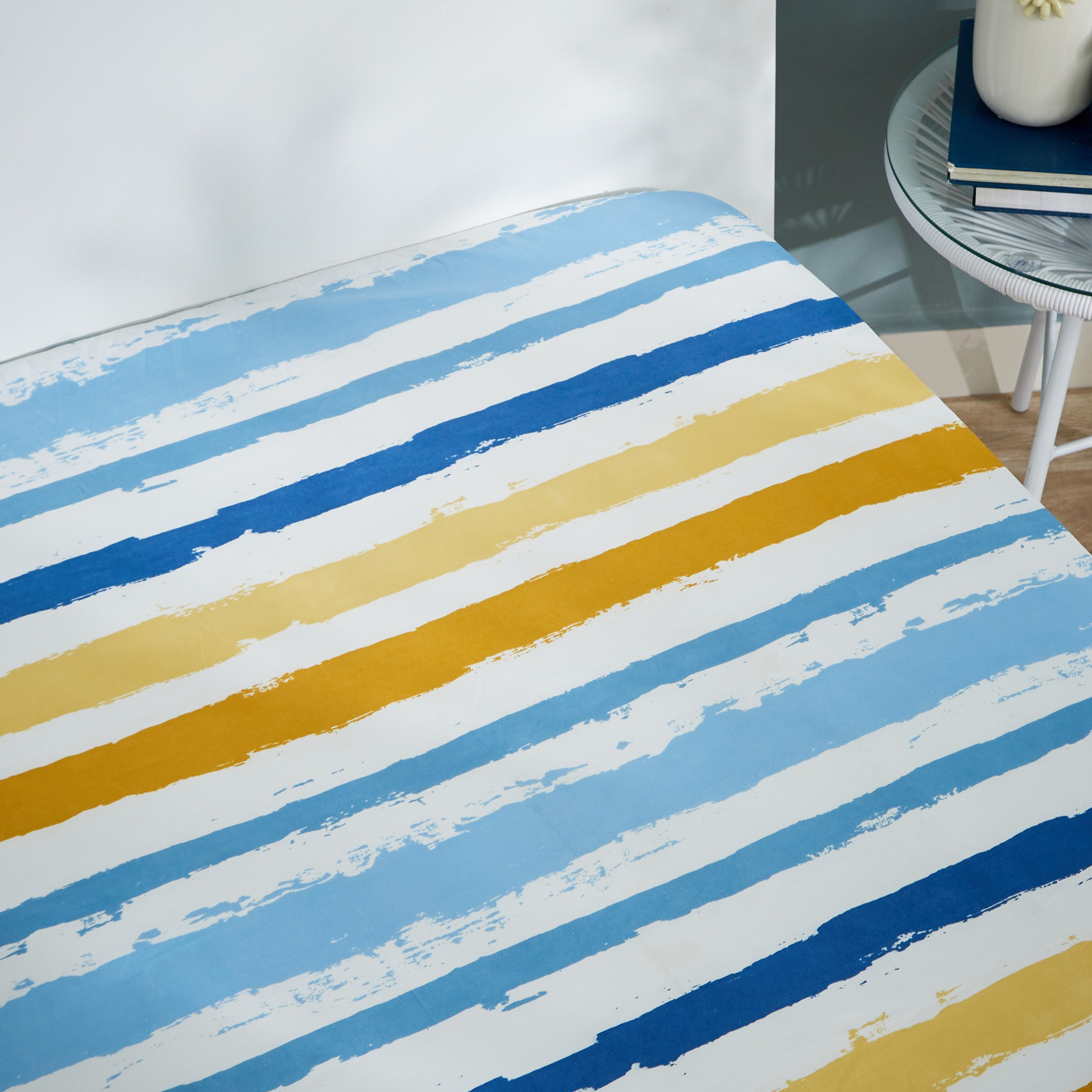Ontario Brushed Strock King Fitted Sheet - 180x200+20 cm-hbxhomeware-hbxbedroom-image-4