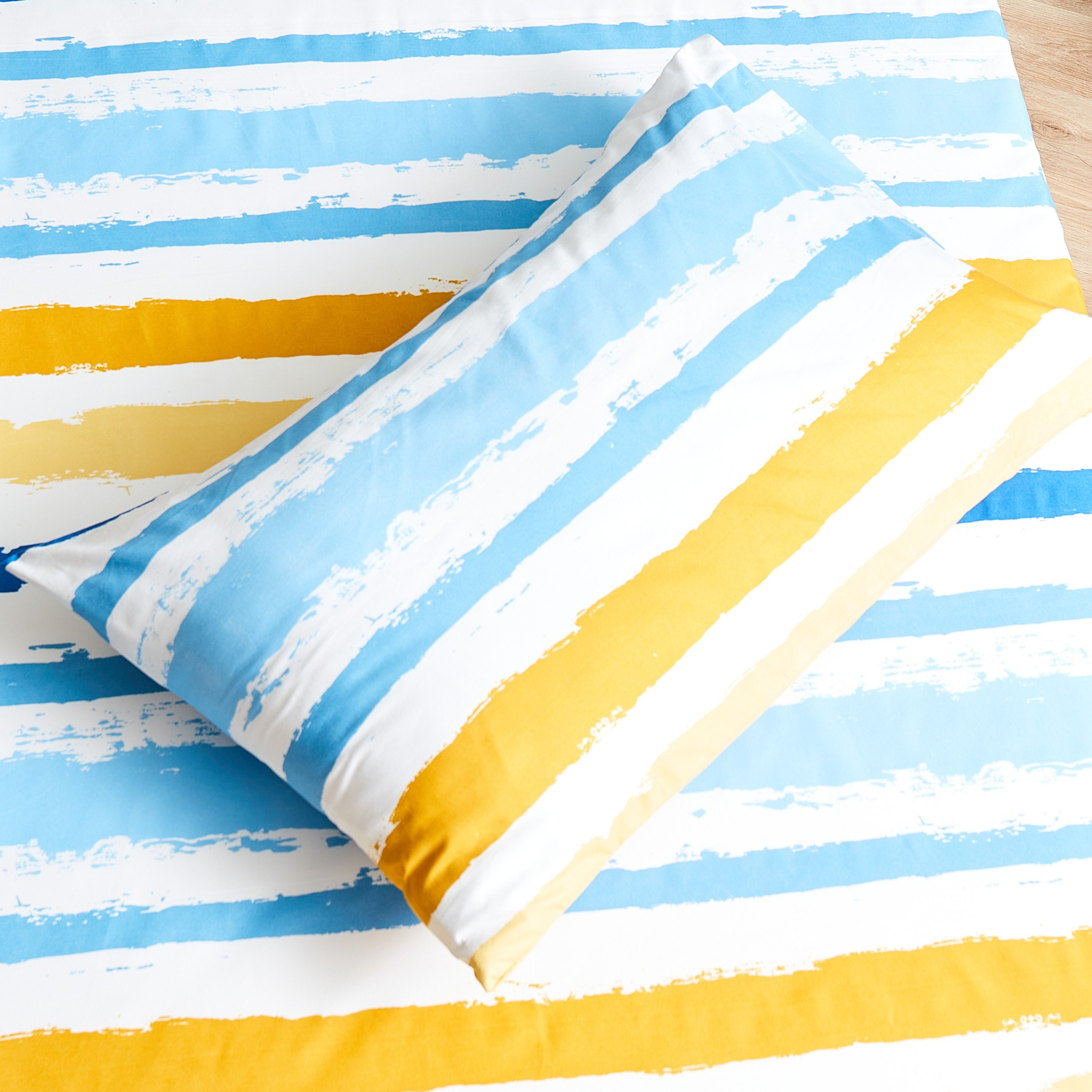 طقم شرشف مسّطح فردي من أونتاريو براشد ستروك - 140×240 سم-hbxhomeware-hbxbedroom-image-7