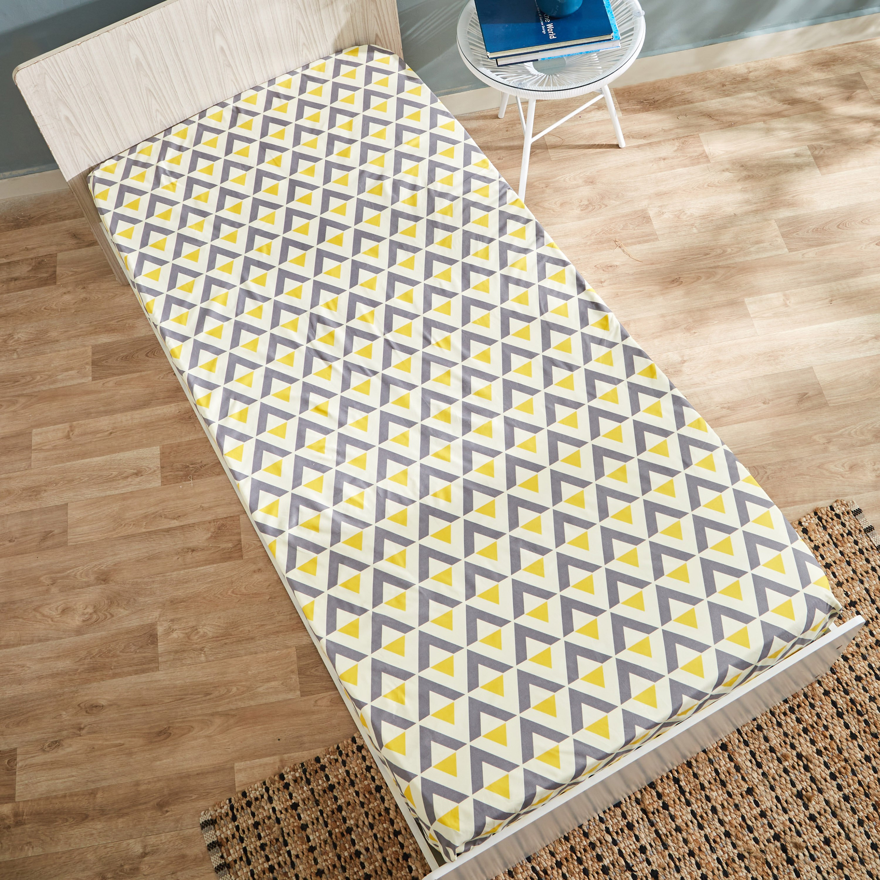 شرشف سرير مطاطي فردي من أونتاريو أزتيك - 90×200+20 سم-hbxhomeware-hbxbedroom-image-3