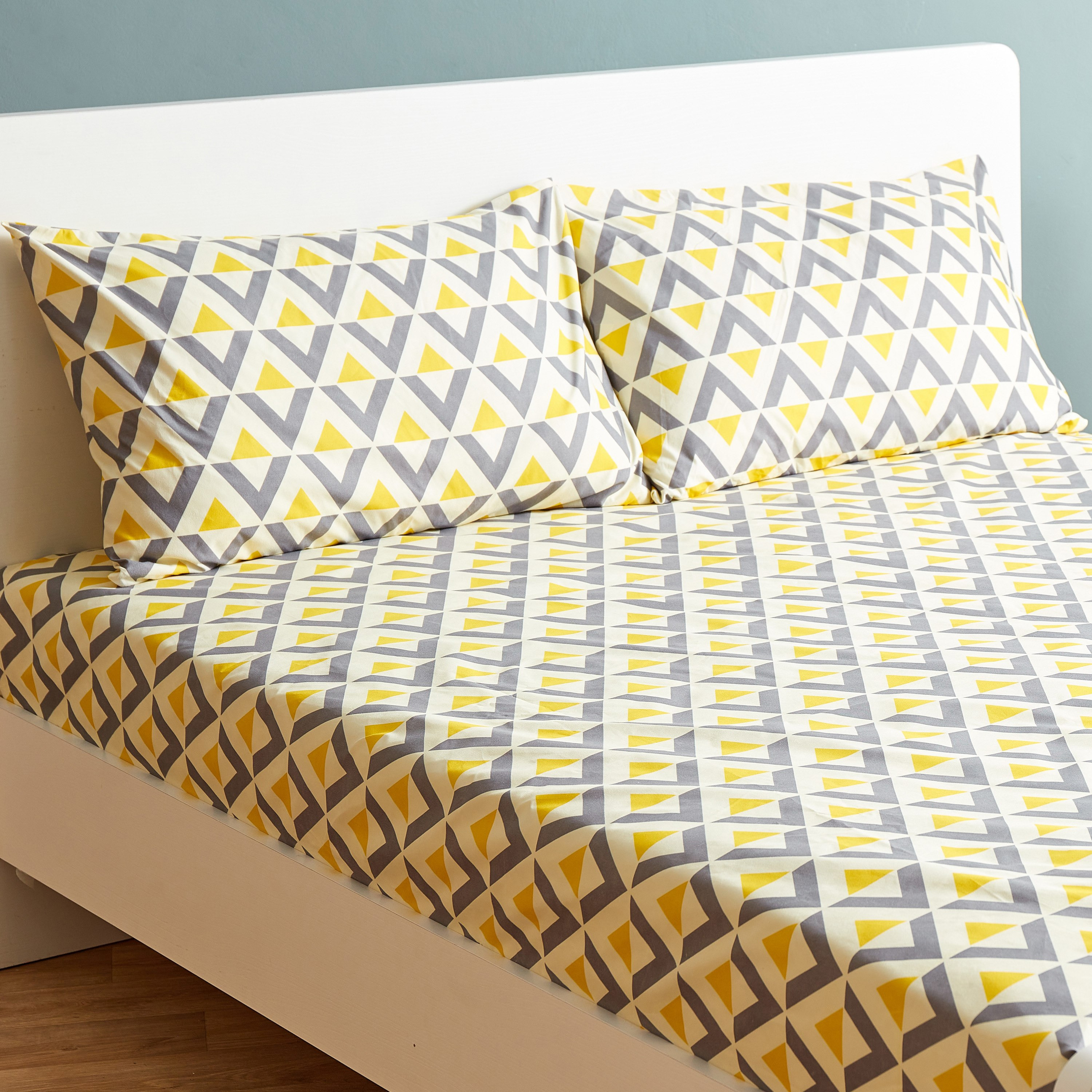طقم شرشف مسطّح كينج 3 قطع من أونتاريو أزتيك - 240x240 سم-hbxhomeware-hbxbedroom-image-3
