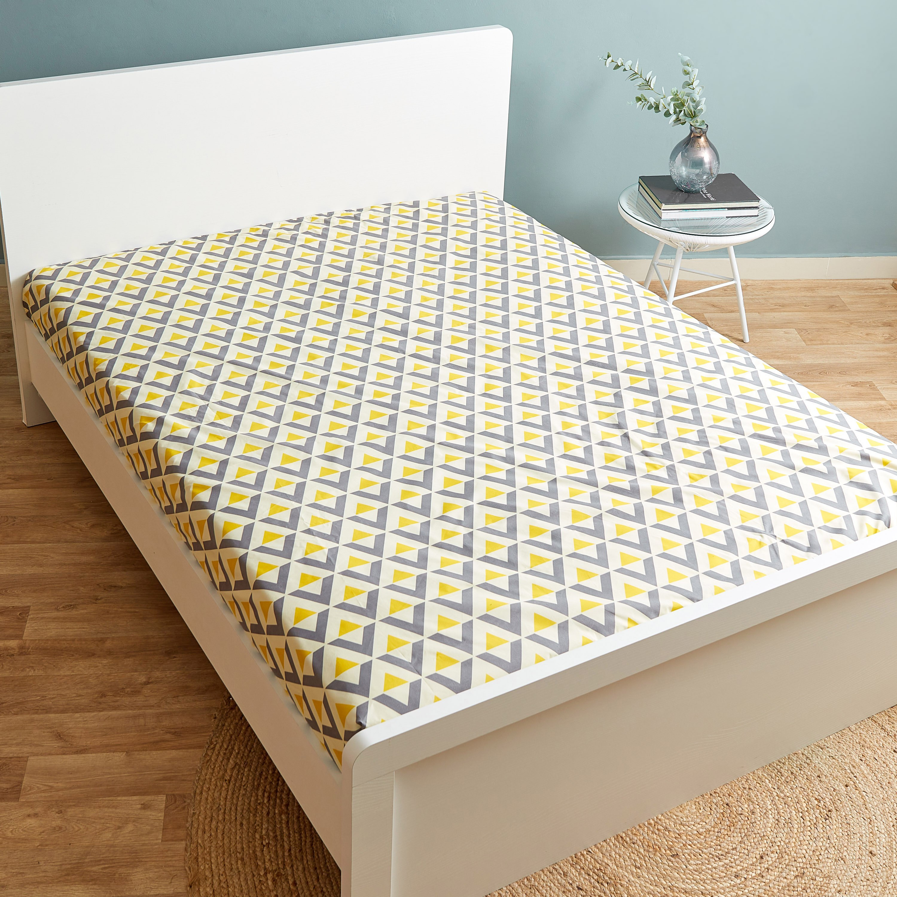 طقم شرشف مسطّح كينج 3 قطع من أونتاريو أزتيك - 240x240 سم-hbxhomeware-hbxbedroom-image-4