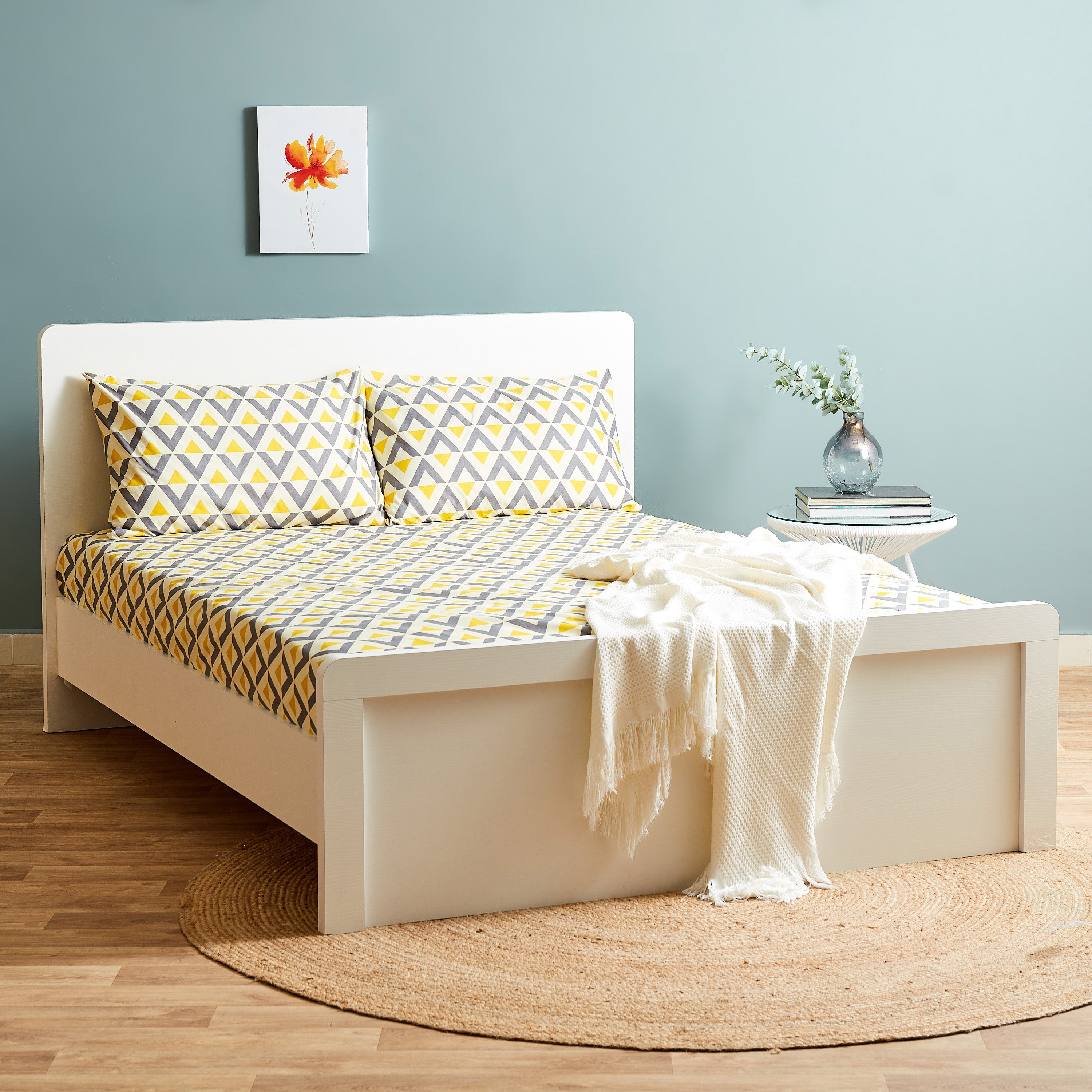 طقم شرشف مسطّح كينج 3 قطع من أونتاريو أزتيك - 240x240 سم-hbxhomeware-hbxbedroom-image-8