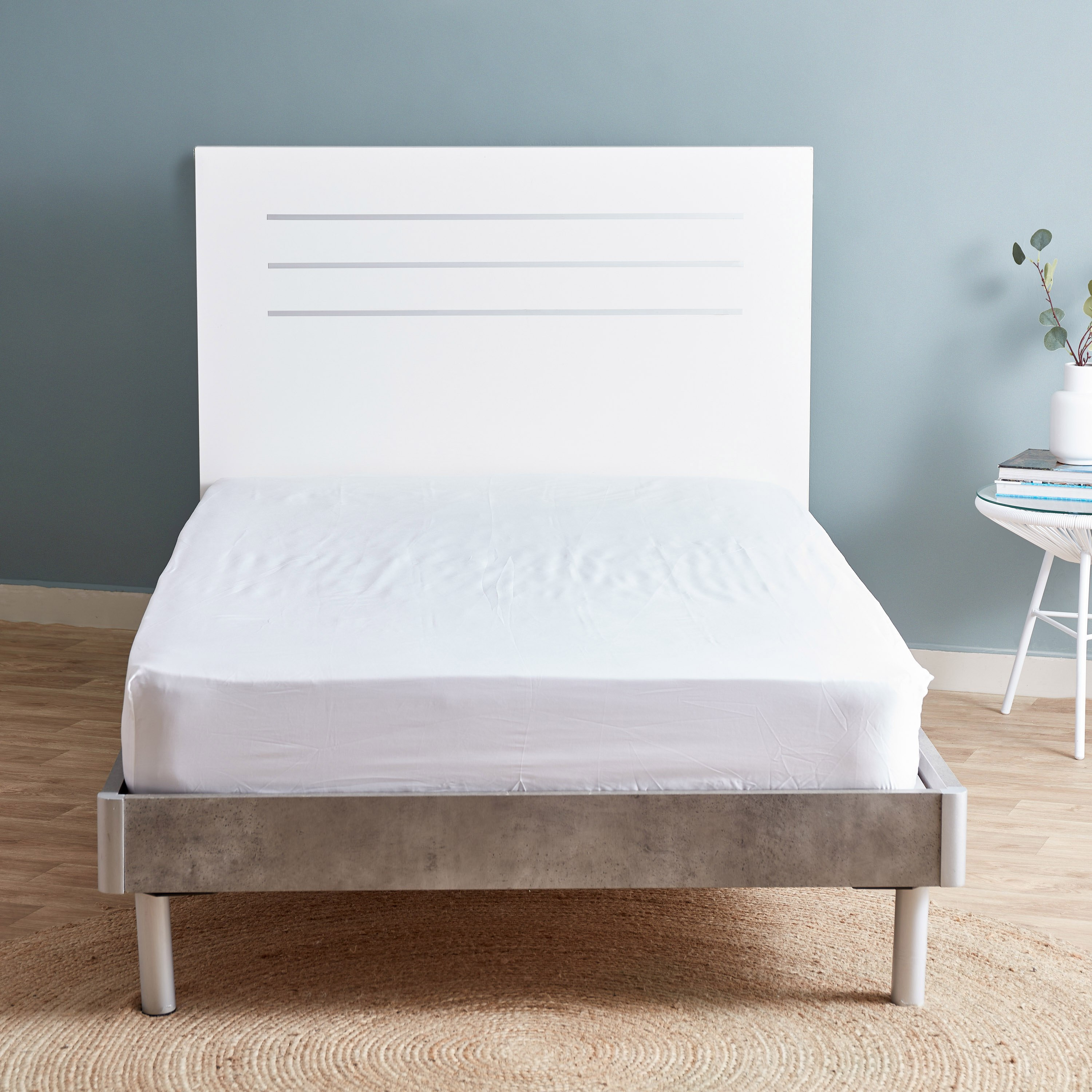 Eco Rich iN-Hance Treated Twin Fitted Sheet - 120x200+33 cm-hbxhomeware-hbxbedroom-image-2