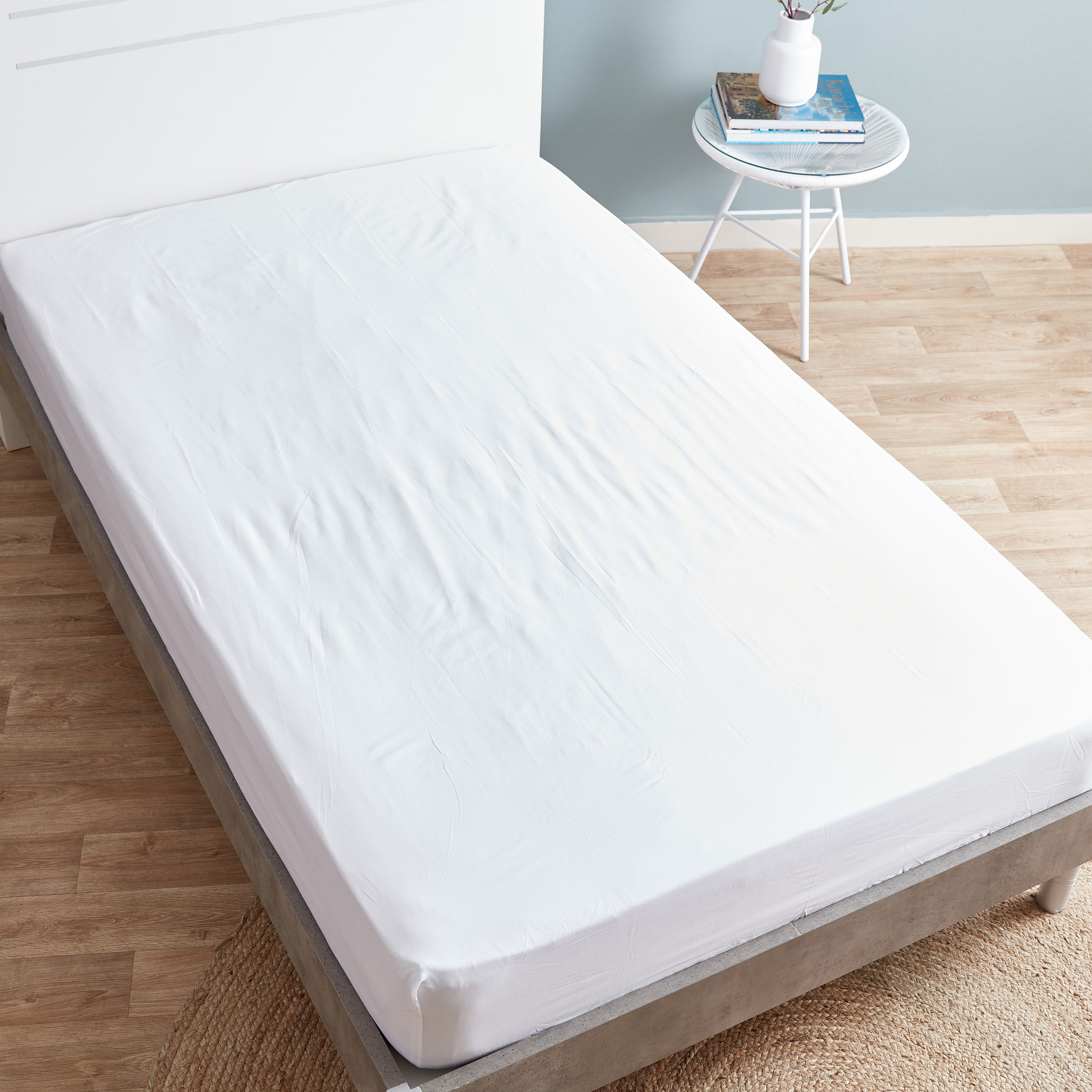 Eco Rich iN-Hance Treated Twin Fitted Sheet - 120x200+33 cm-hbxhomeware-hbxbedroom-image-3