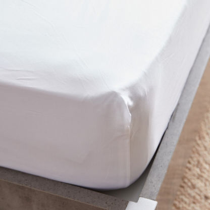 Eco Rich iN-Hance Treated Twin Fitted Sheet - 120x200+33 cms