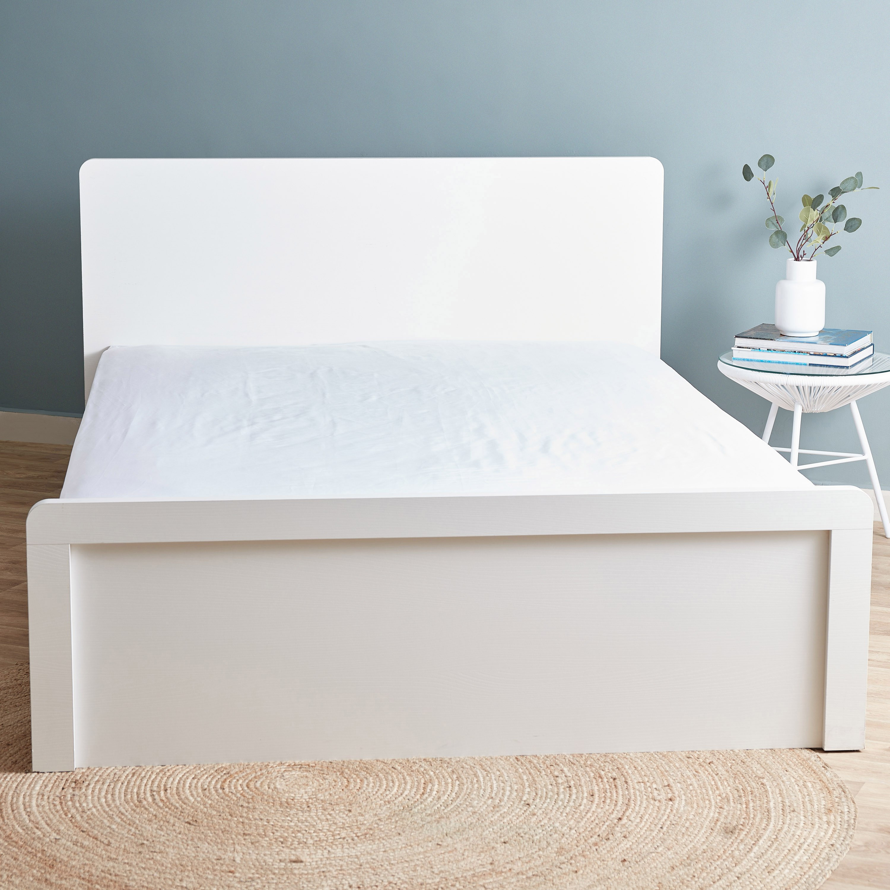 شرشف مطاطي كوين معالج من إيكو ريتش -150x200+33 سم-hbxhomeware-bedding-fittedsheets-image-2