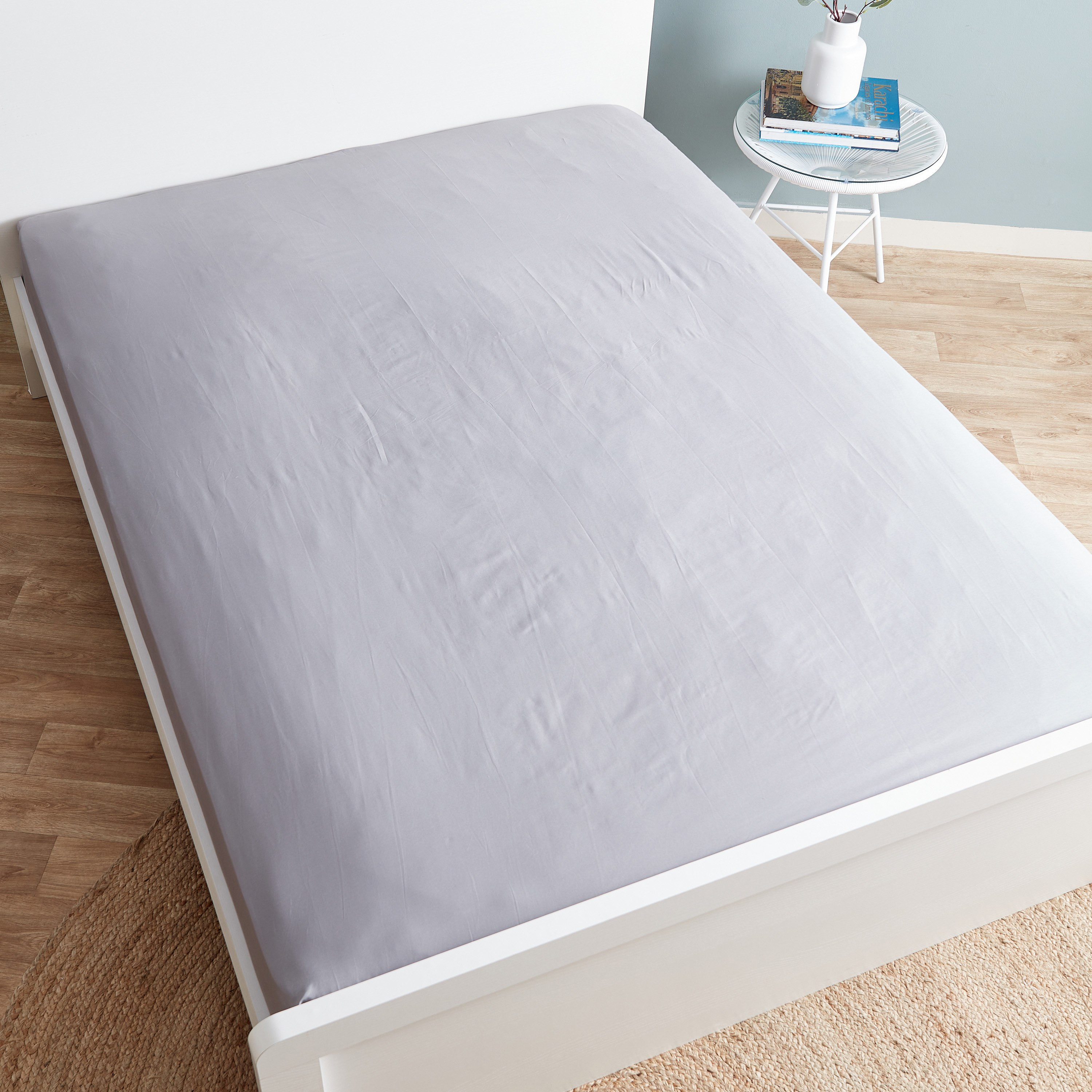 شرشف مطاطي كينج معالج من إيكو ريتش - 180x200+33 سم-hbxhomeware-hbxbedroom-image-3