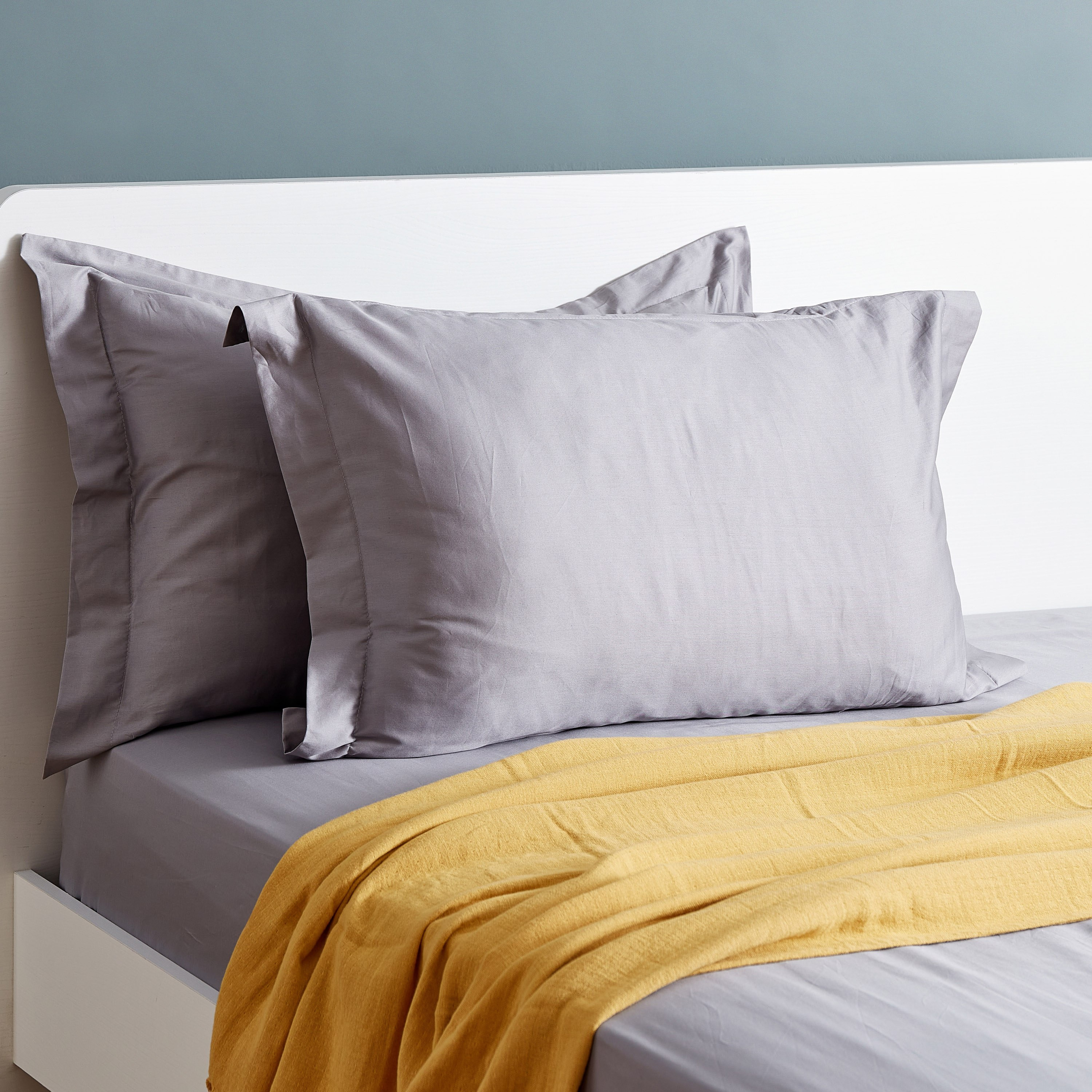 طقم غطاء وسادة قطعتين معالج بتقنية آي إن هانس من إيكو ريتش - 50x75+5 سم-hbxhomeware-hbxbedroom-image-1