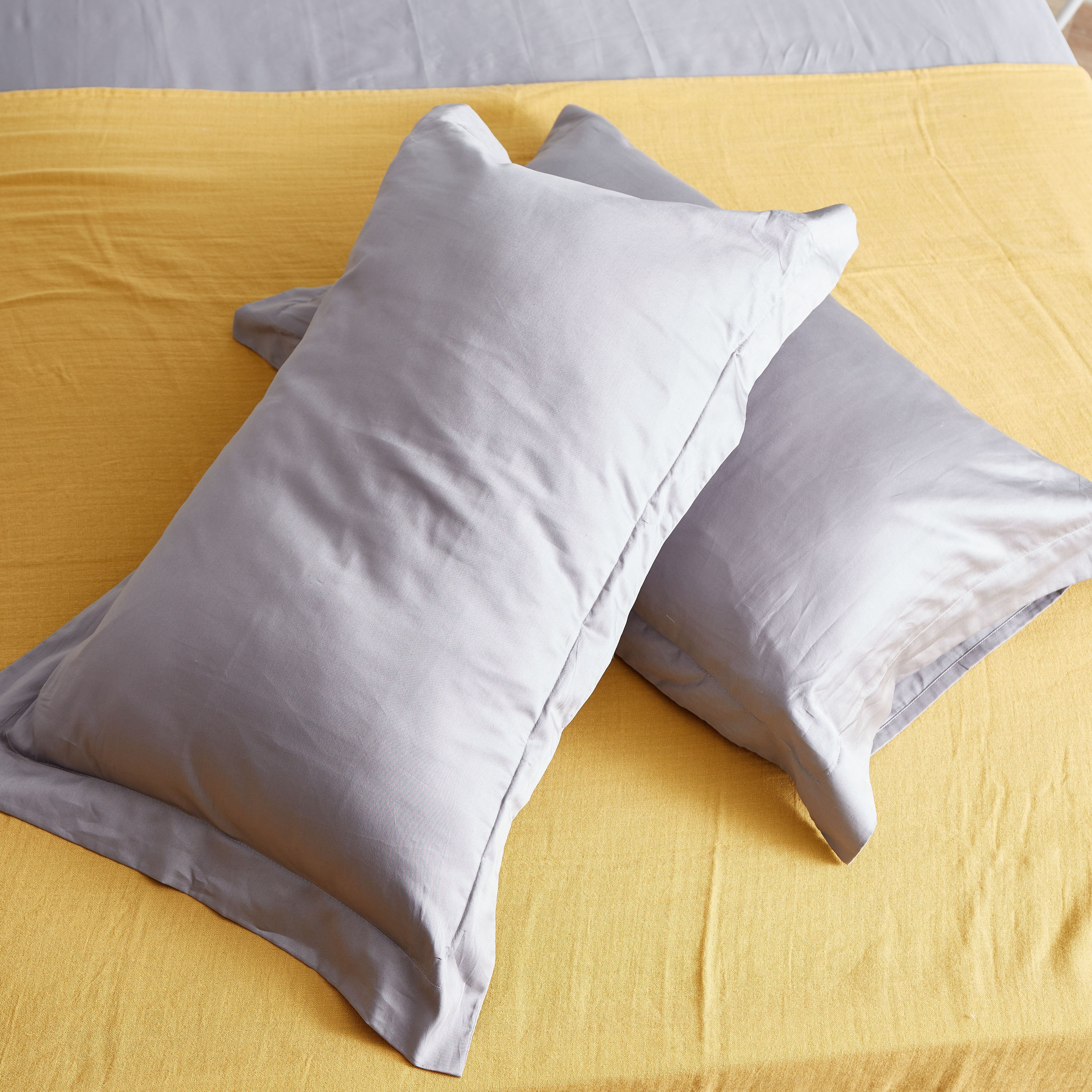 طقم غطاء وسادة قطعتين معالج بتقنية آي إن هانس من إيكو ريتش - 50x75+5 سم-hbxhomeware-hbxbedroom-image-2