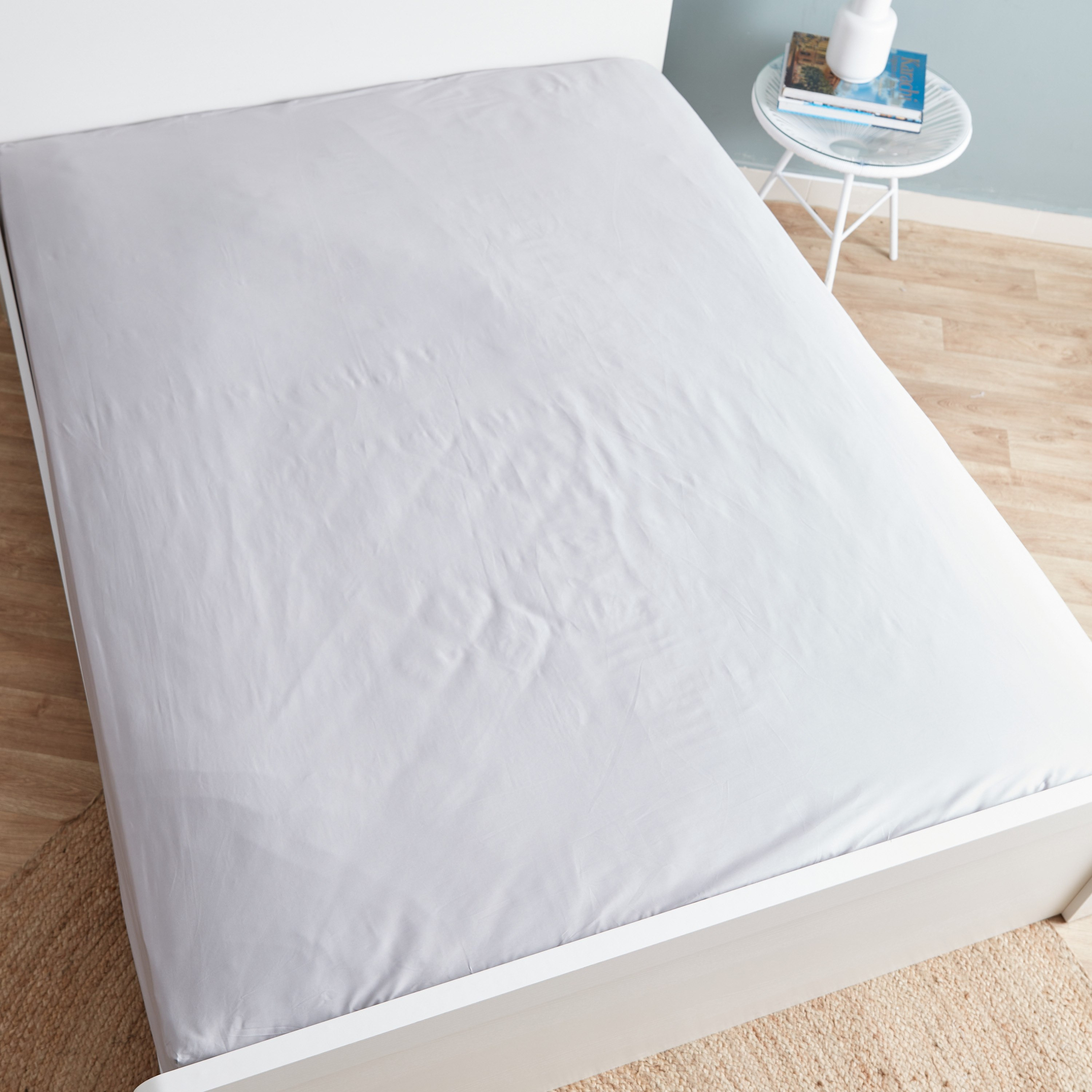 شرشف مطاطي كينج معالج من إيكو ريتش - 180x200+33 سم-hbxhomeware-hbxbedroom-image-3