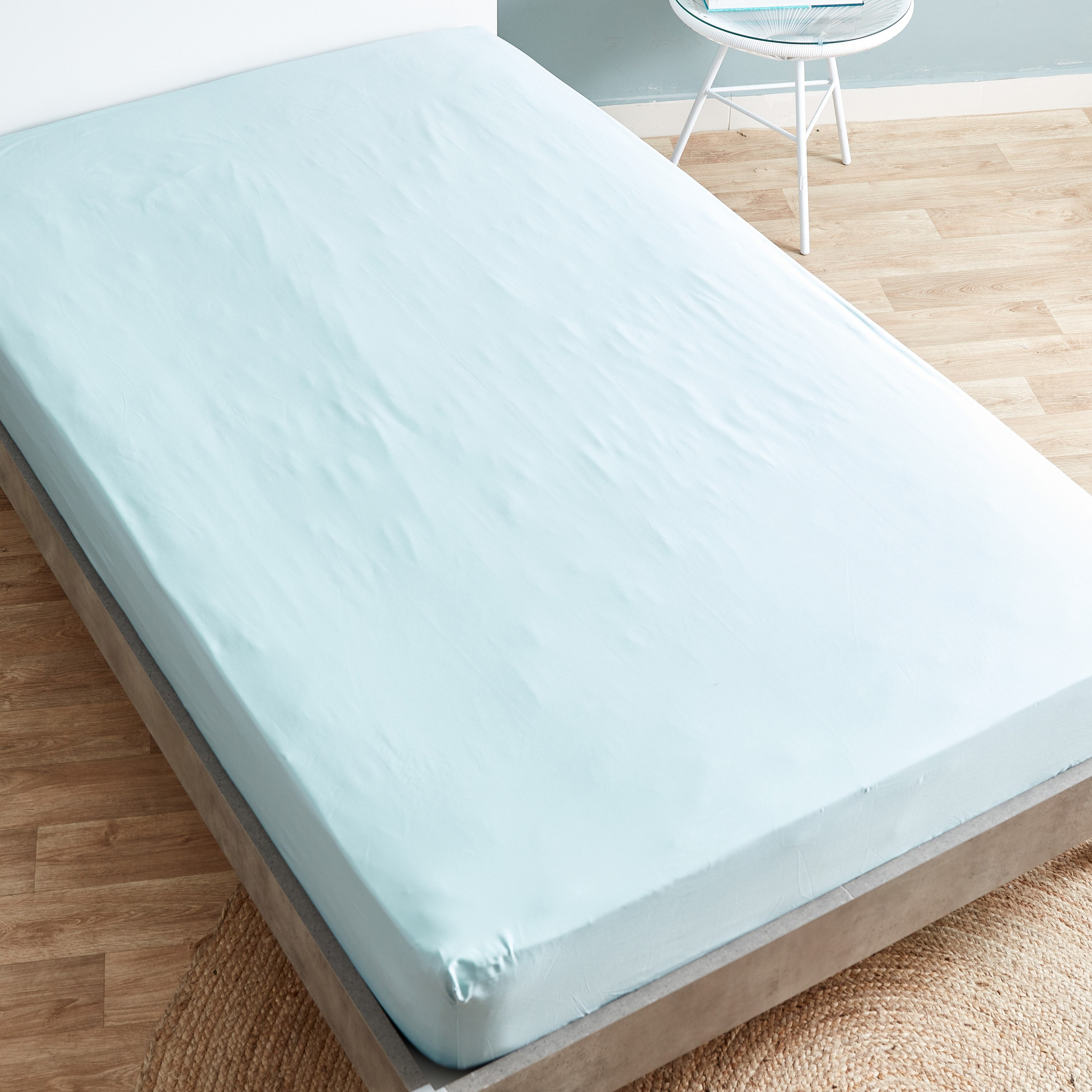 شرشف مطاطي مزدوج معالج من إيكو ريتش - 120x200+33 سم-hbxhomeware-hbxbedroom-image-3