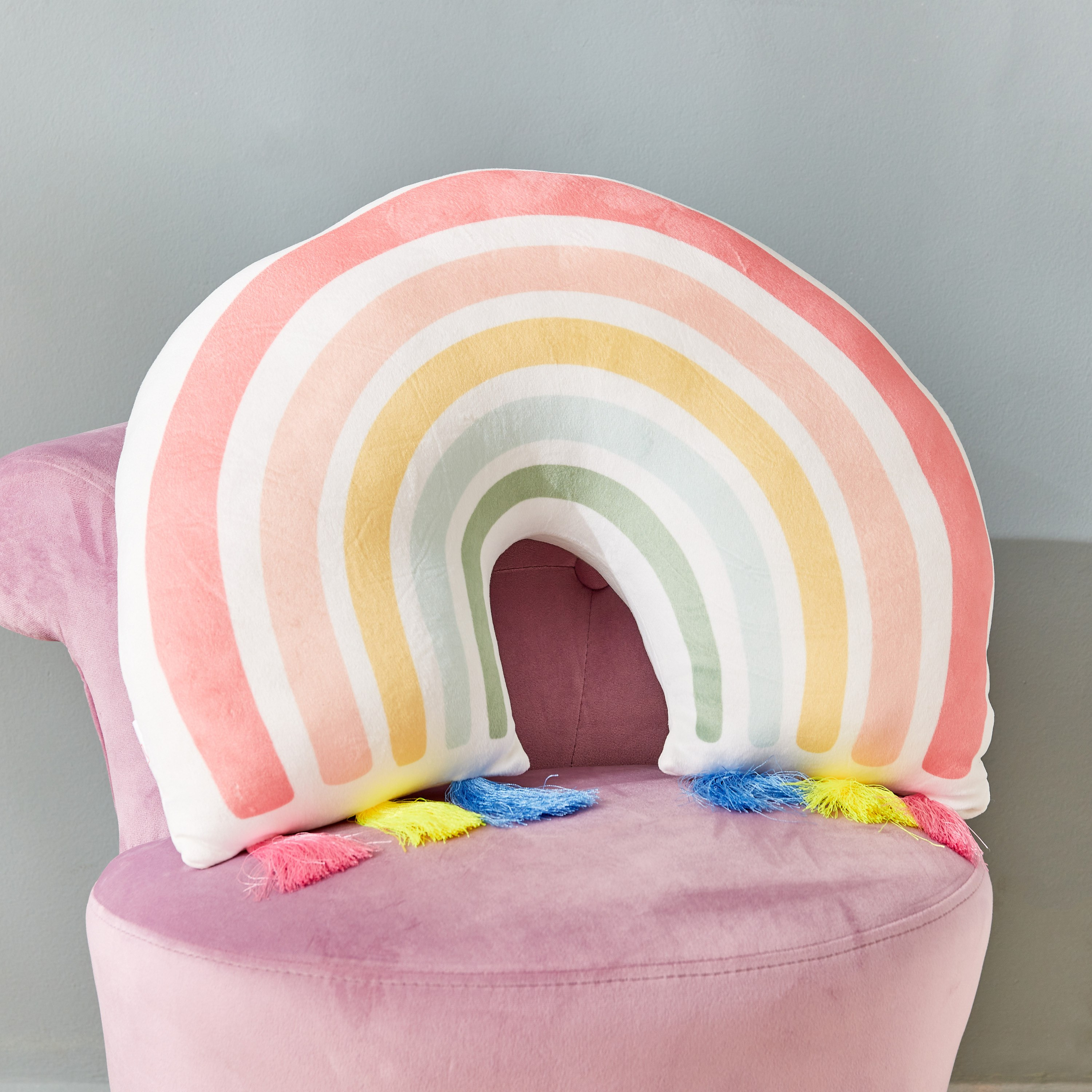 وسادة ملوّنة بشكل قوس قزح من سينتور - 48x33 سم-hbxhomeware-hbxkidsandyouth-image-2