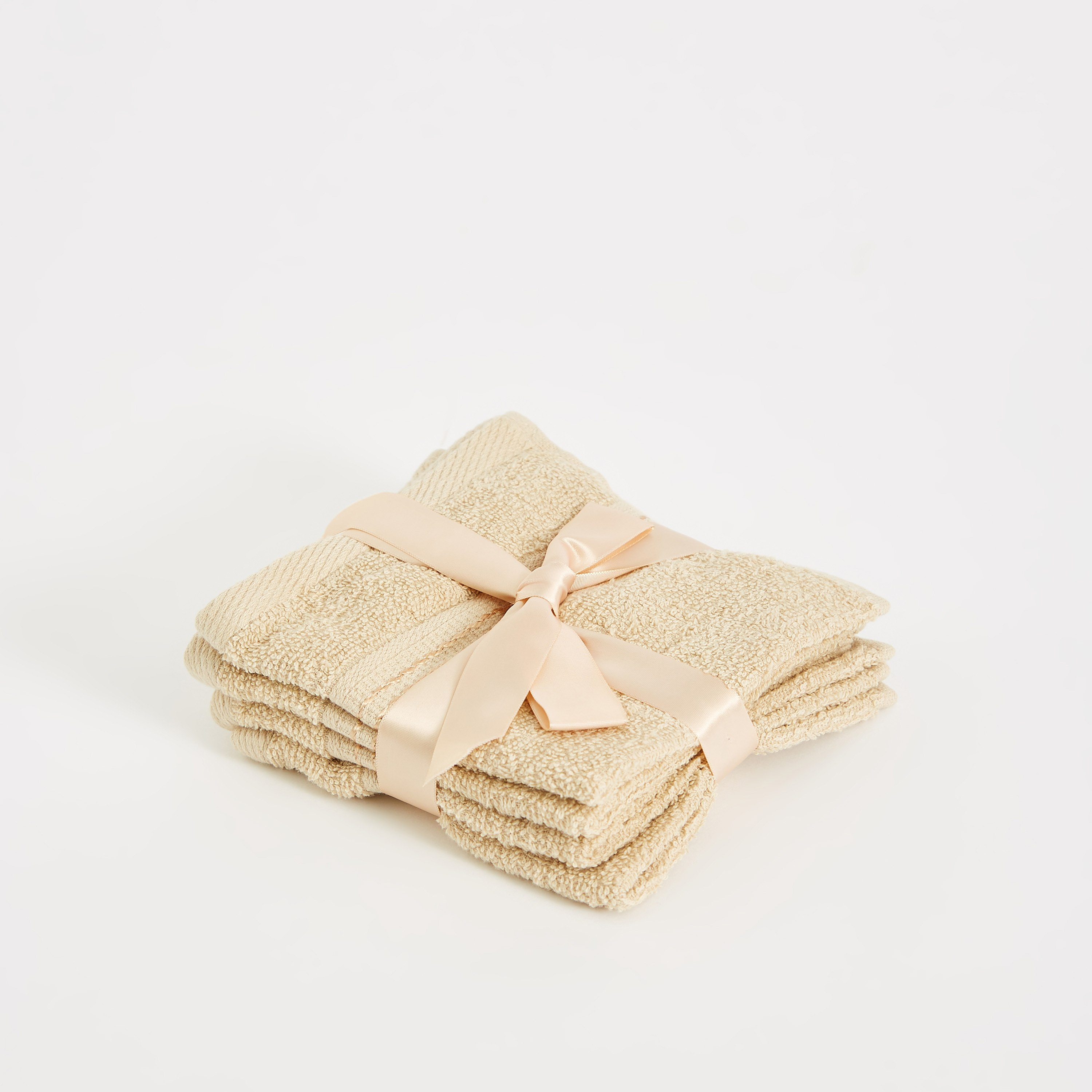 طقم مناشف وجه ممشطة 4 قطع إسينشيال - 30x30 سم-hbxbathroom-bathroomtextiles-image-5