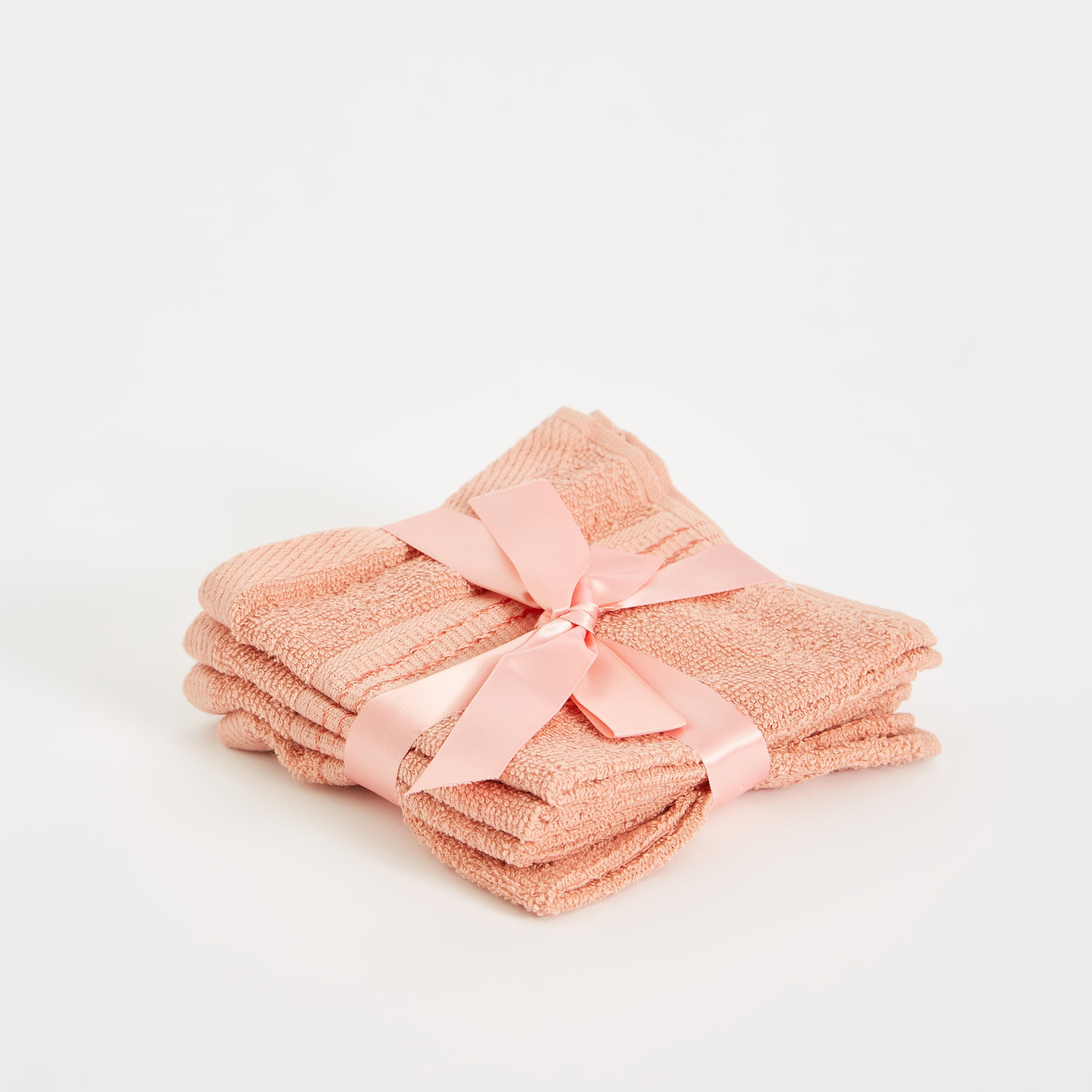 طقم مناشف وجه ممشطة 4 قطع من إسينشيال - 30x30 سم-hbxbathroom-bathroomtextiles-image-5
