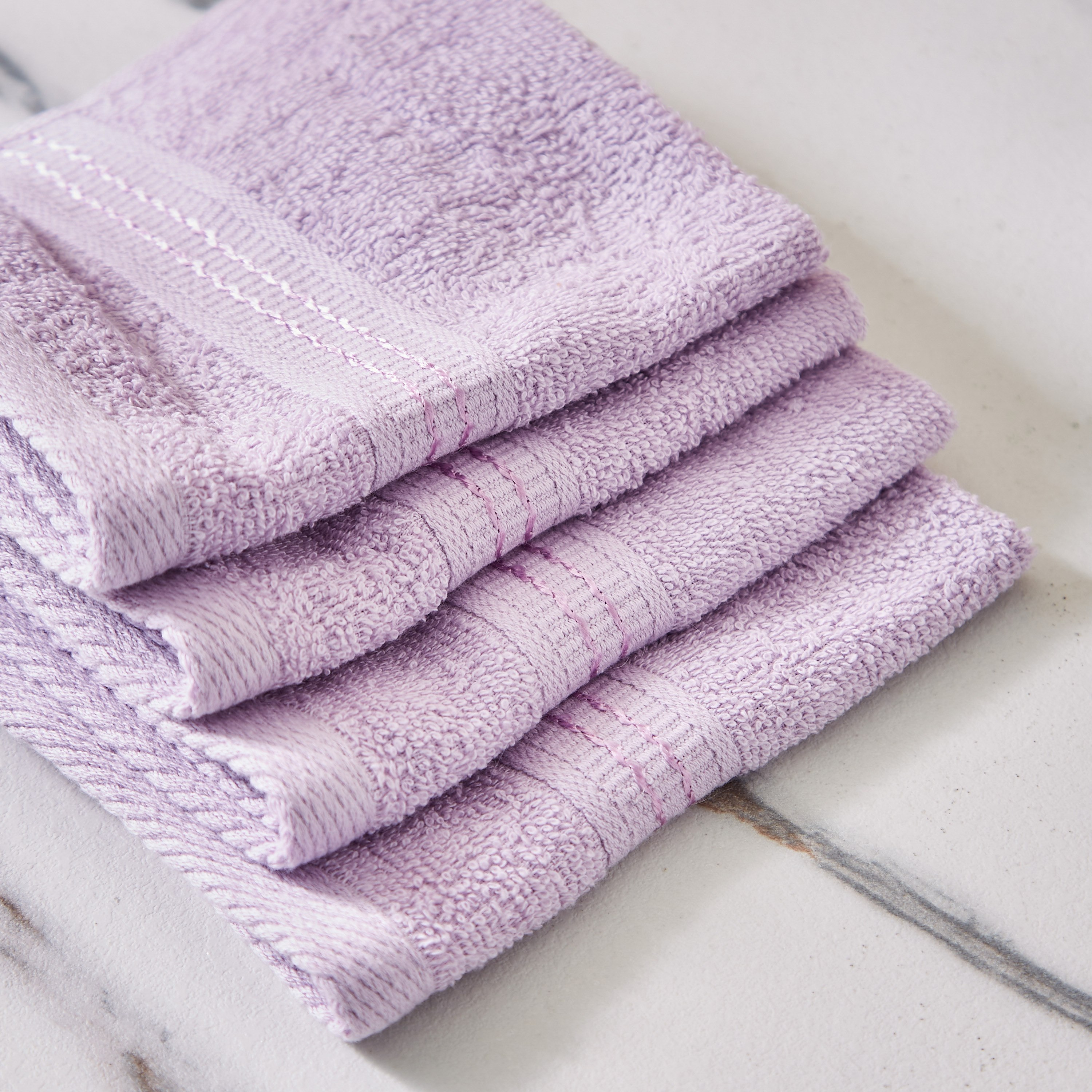 طقم مناشف وجه 4 قطع من إسينشيال- 30x30 سم-hbxbathroom-bathroomtextiles-image-3