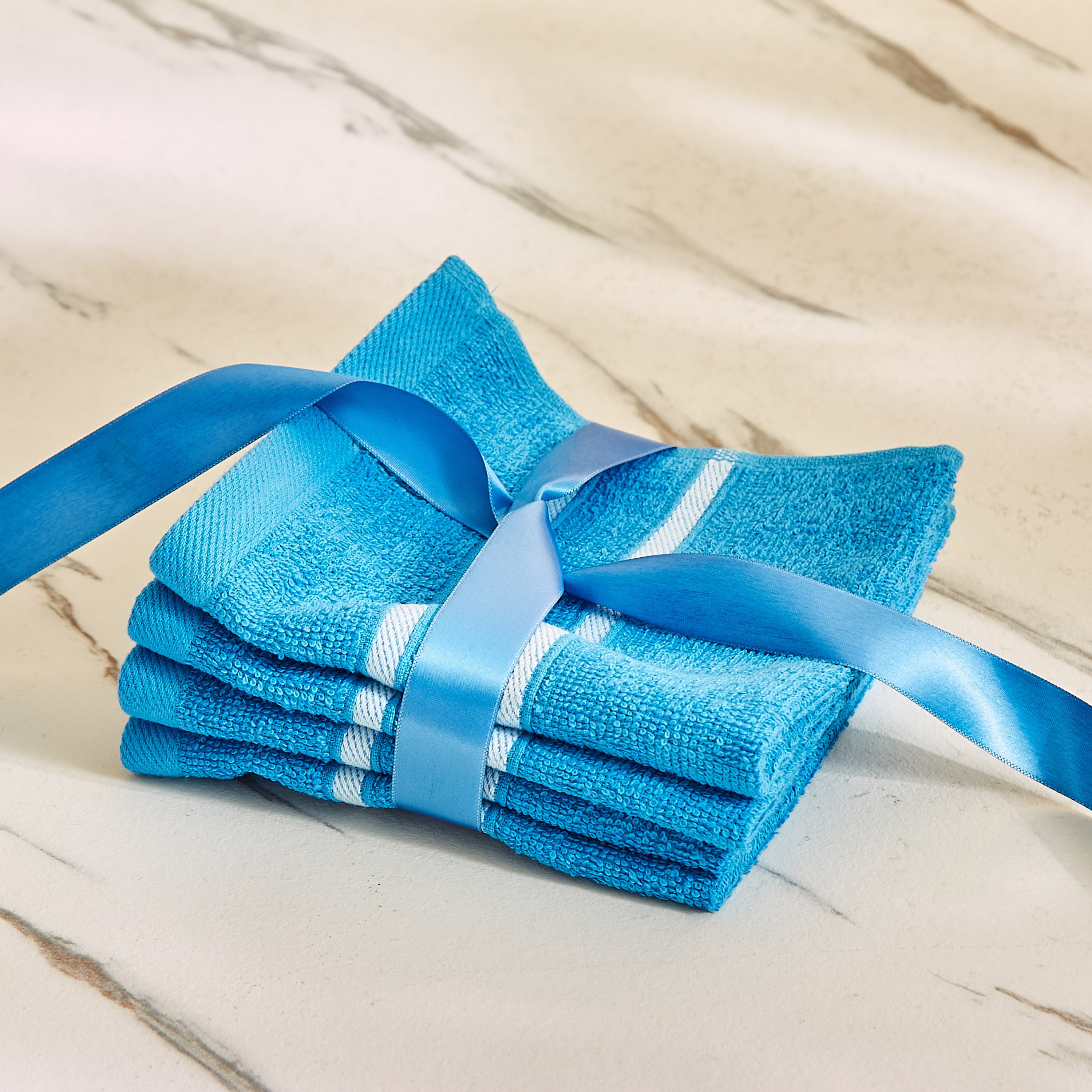 Snoopy 4-Piece Kids' Carded Face Towel Set - 30x30 cm-hbxhomeware-hbxkidsandyouth-image-1