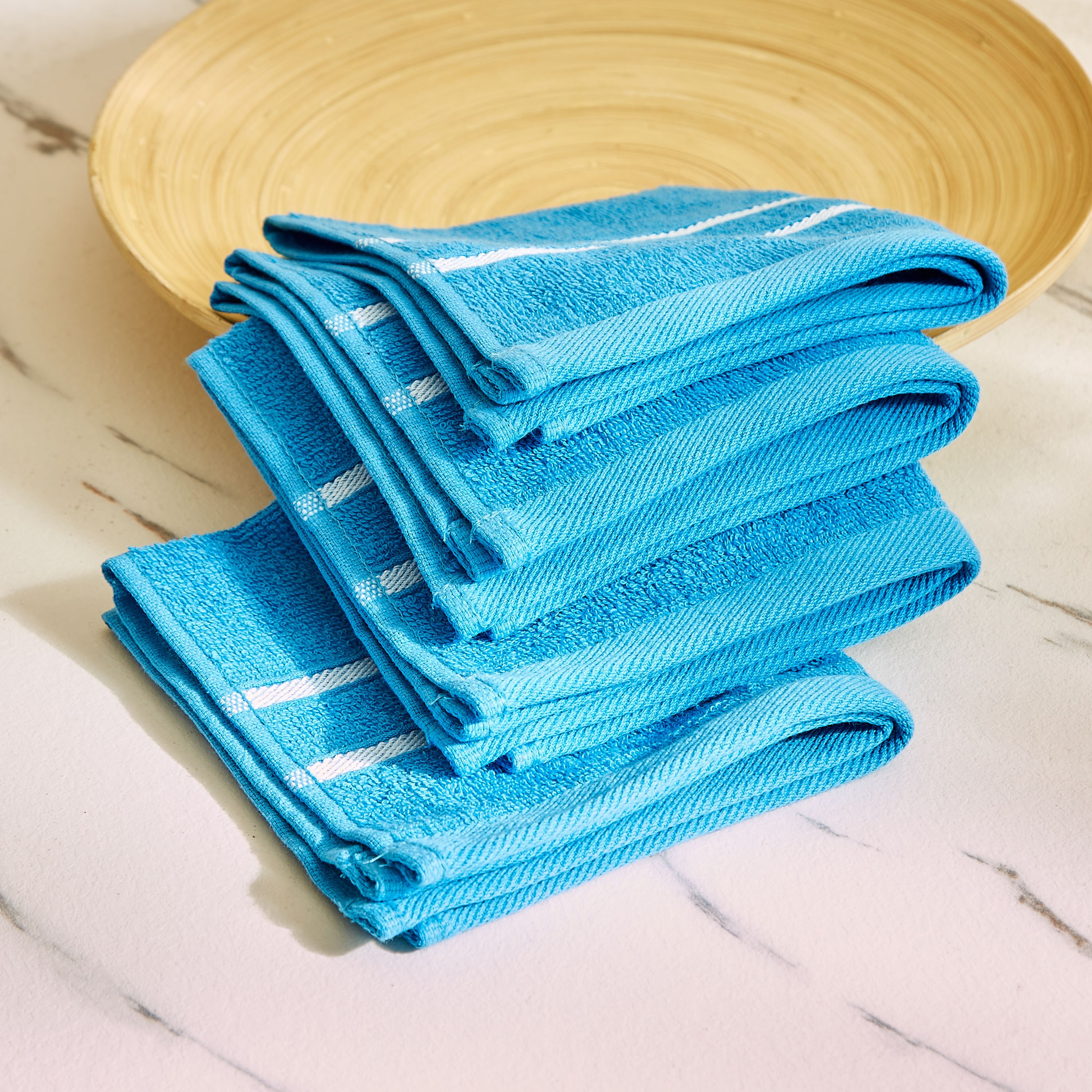 Snoopy 4-Piece Kids' Carded Face Towel Set - 30x30 cm-hbxhomeware-hbxkidsandyouth-image-2