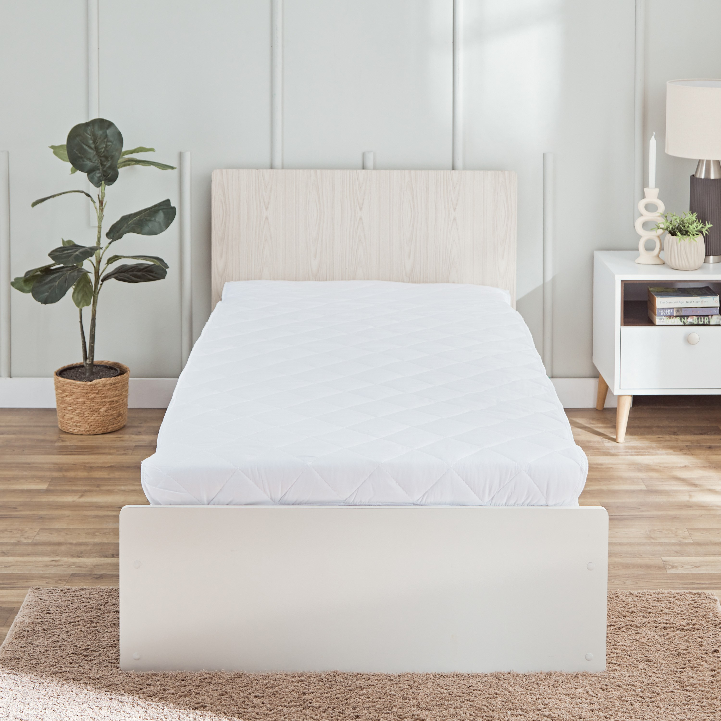 Hilton Microfiber Single Mattress Protector - 90x200 cm-PROMO_HB_AE_B1G1_250925-image-2