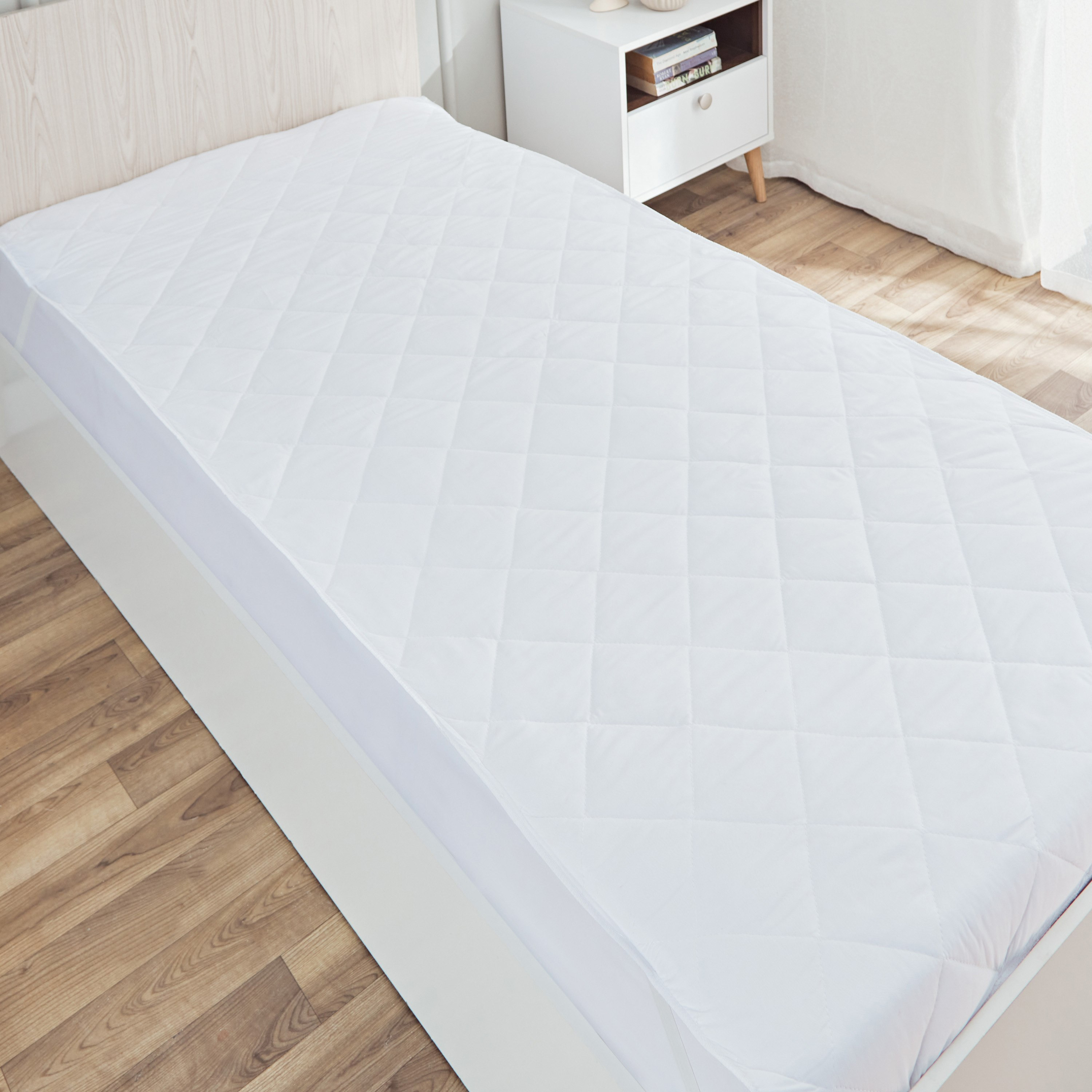 Hilton Microfiber Single Mattress Protector - 90x200 cm-PROMO_HB_AE_B1G1_250925-image-3
