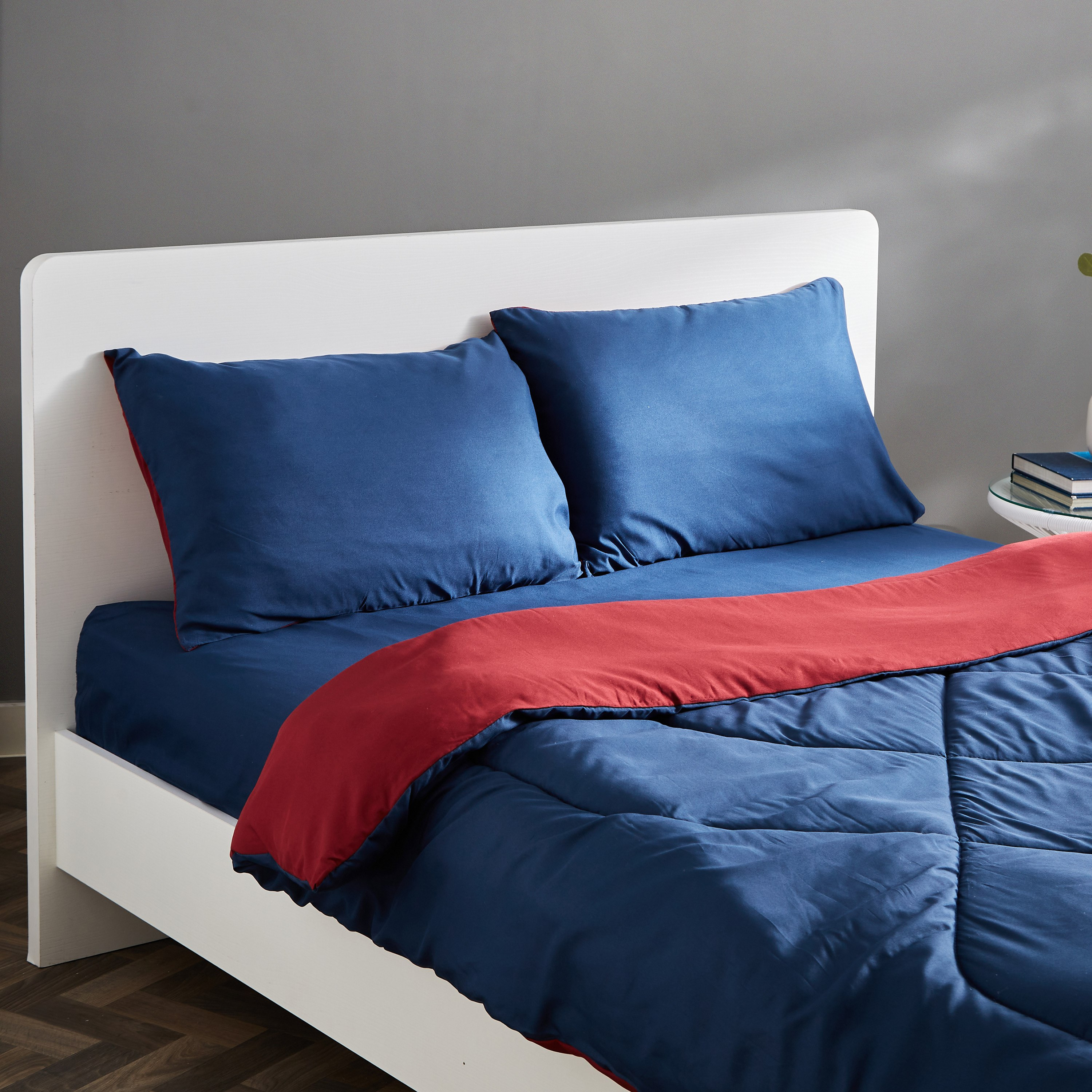 طقم لحاف كوين من الألياف الدقيقة يستخدم على الوجهين 3 قطع من ديربي - 200x230 سم-hbxhomeware-hbxdecorandfurnishings-image-3